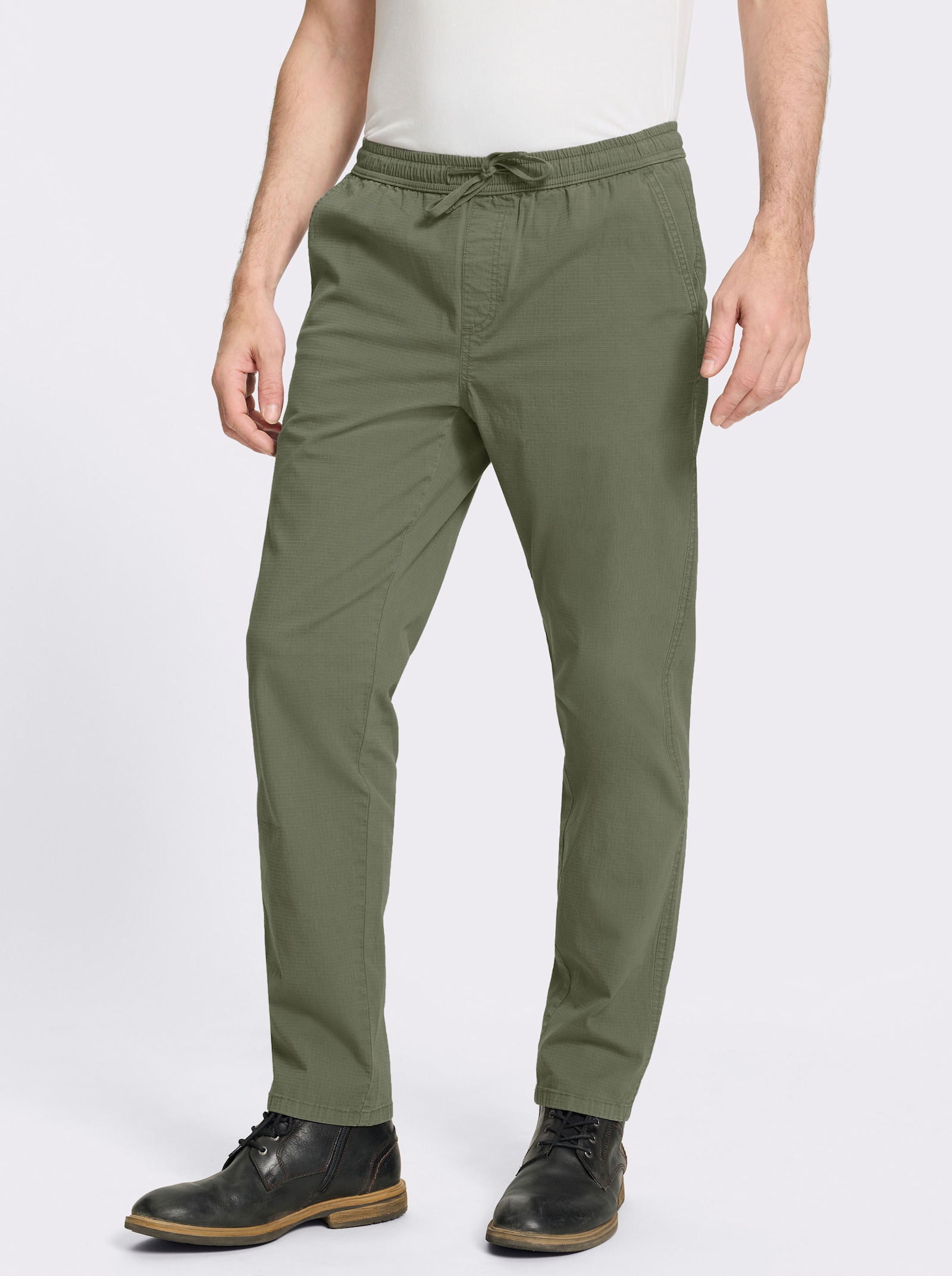 Catamaran Schlupfhose in Baumwoll-Stretch-Qualität, robust - khaki