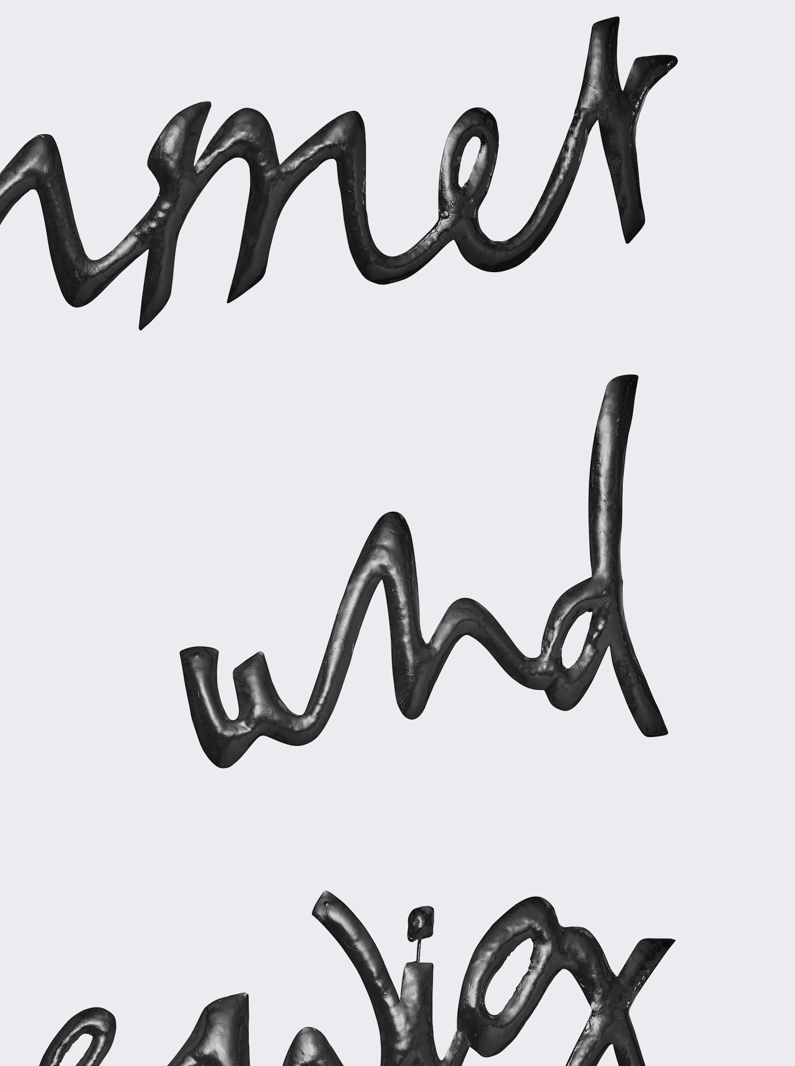 Impressionen Wanddeko - schwarz