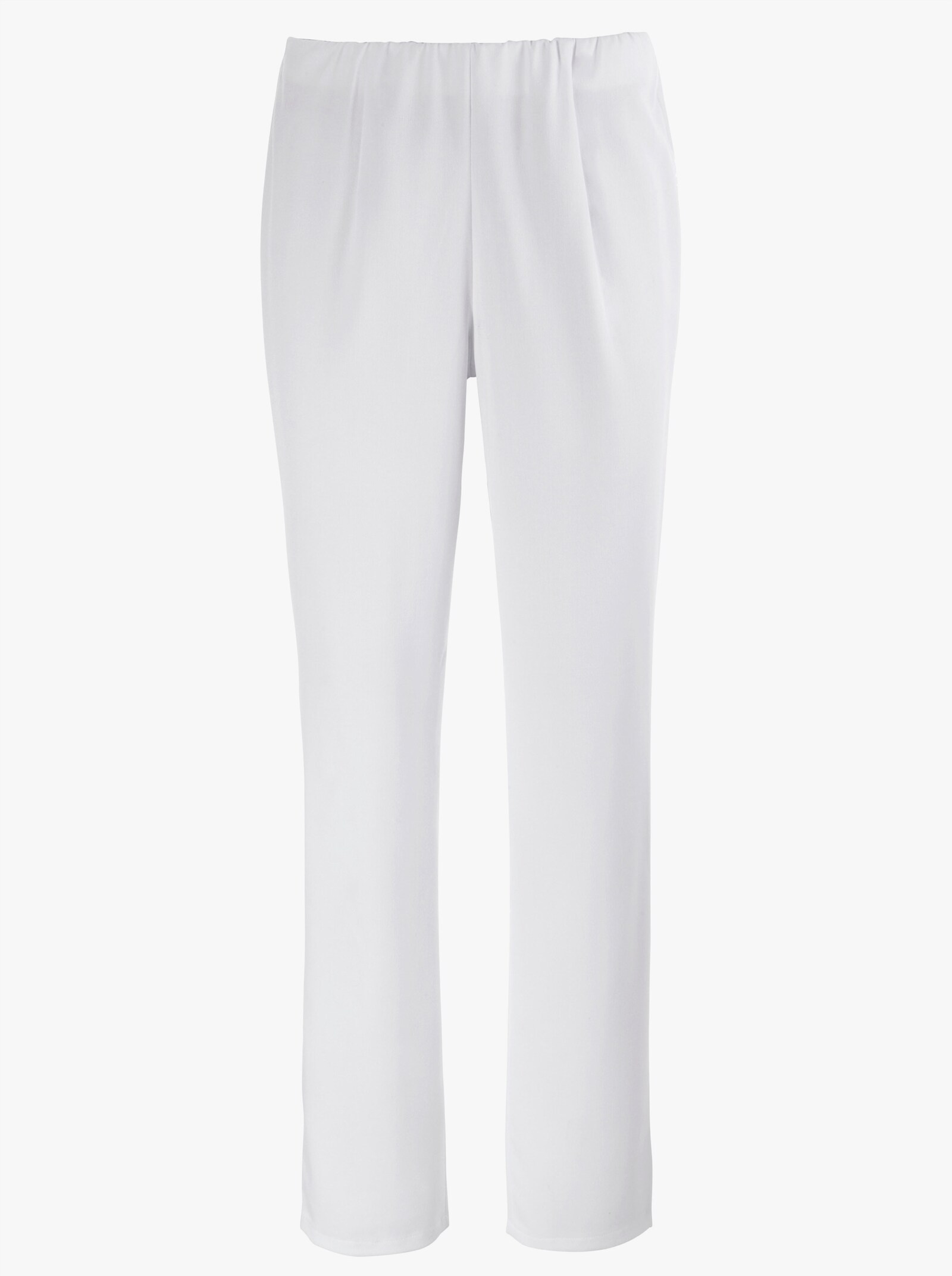 Stretch-Hose mit innenliegendem Dehnbund - weiss