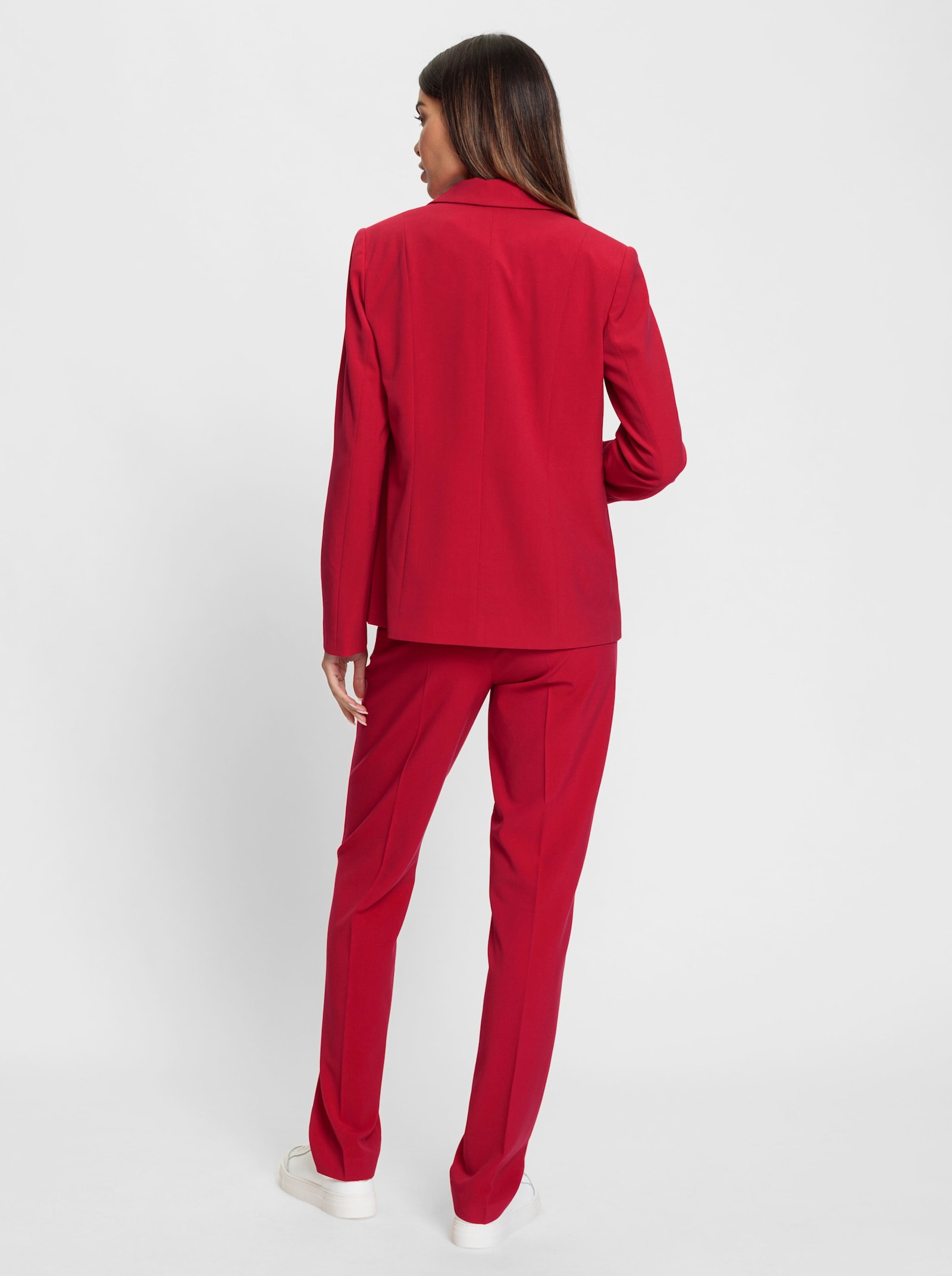 heine Hosenanzug mit Bügelfalten - rot