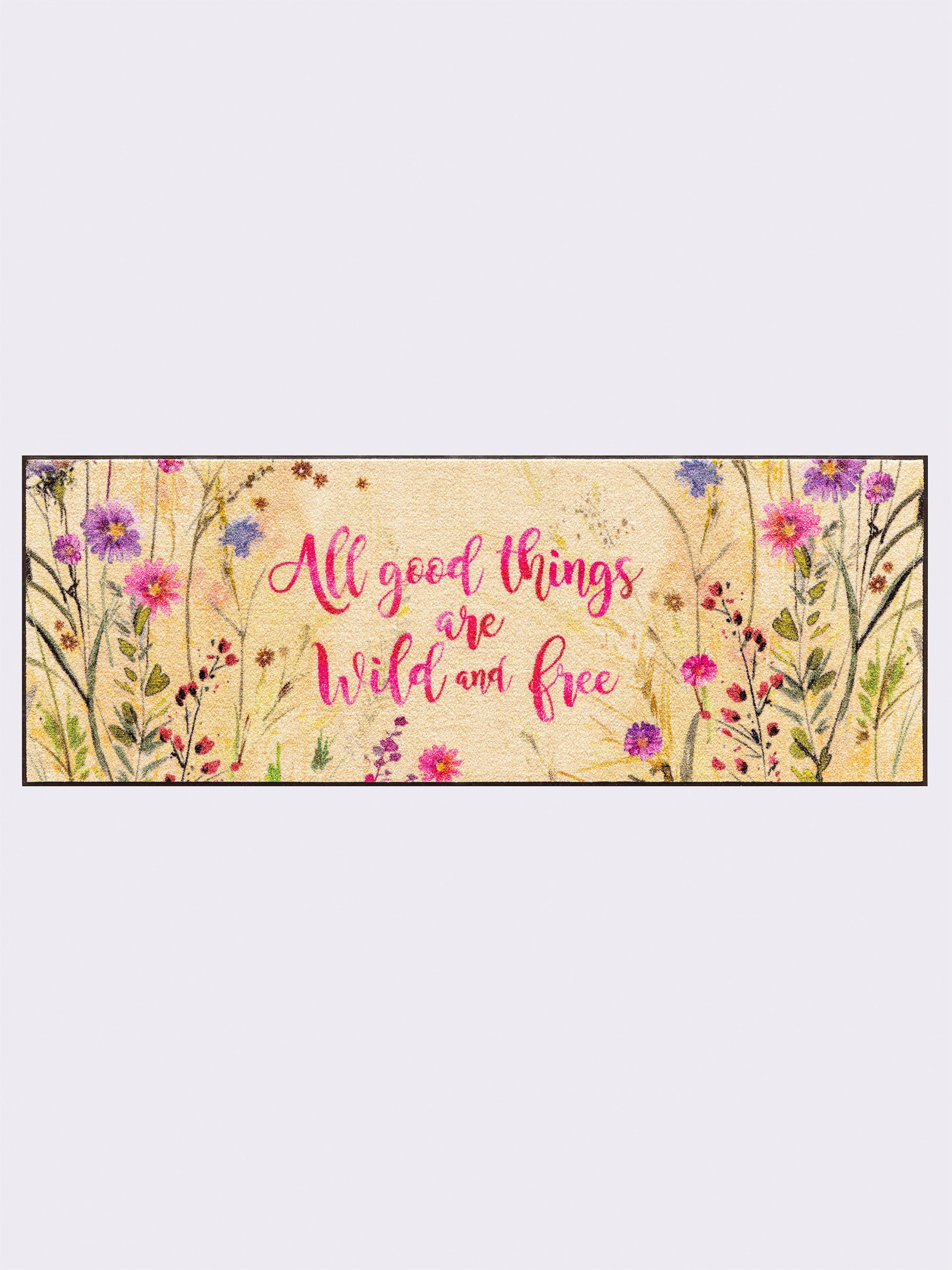 wash+dry by Kleen-Tex Paillasson - rose à motifs