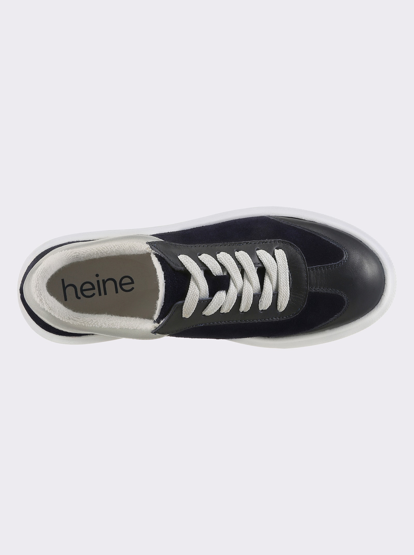 heine Sneaker - marine-silberfarben