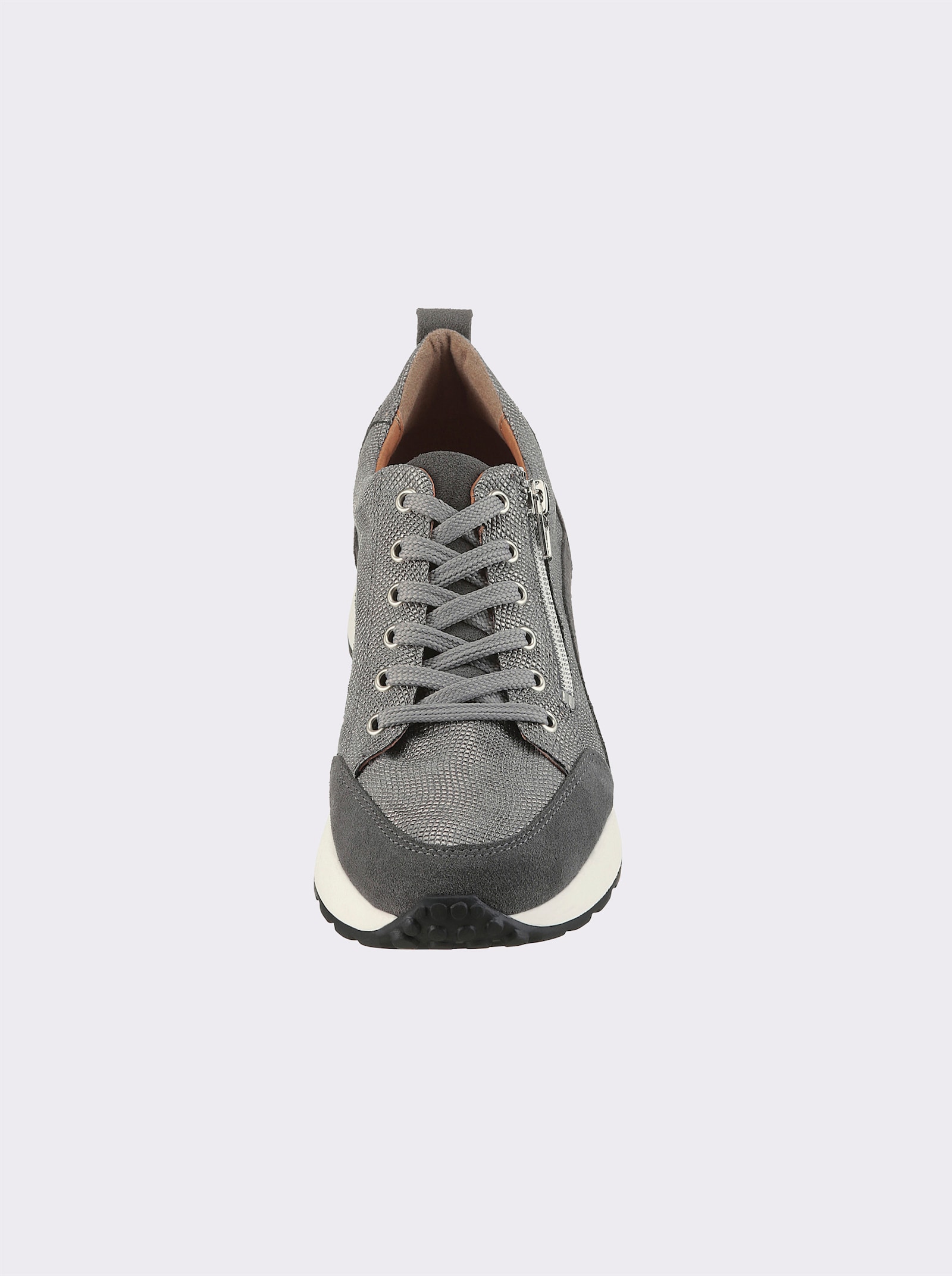 heine Sneaker - grau-grau-metallic