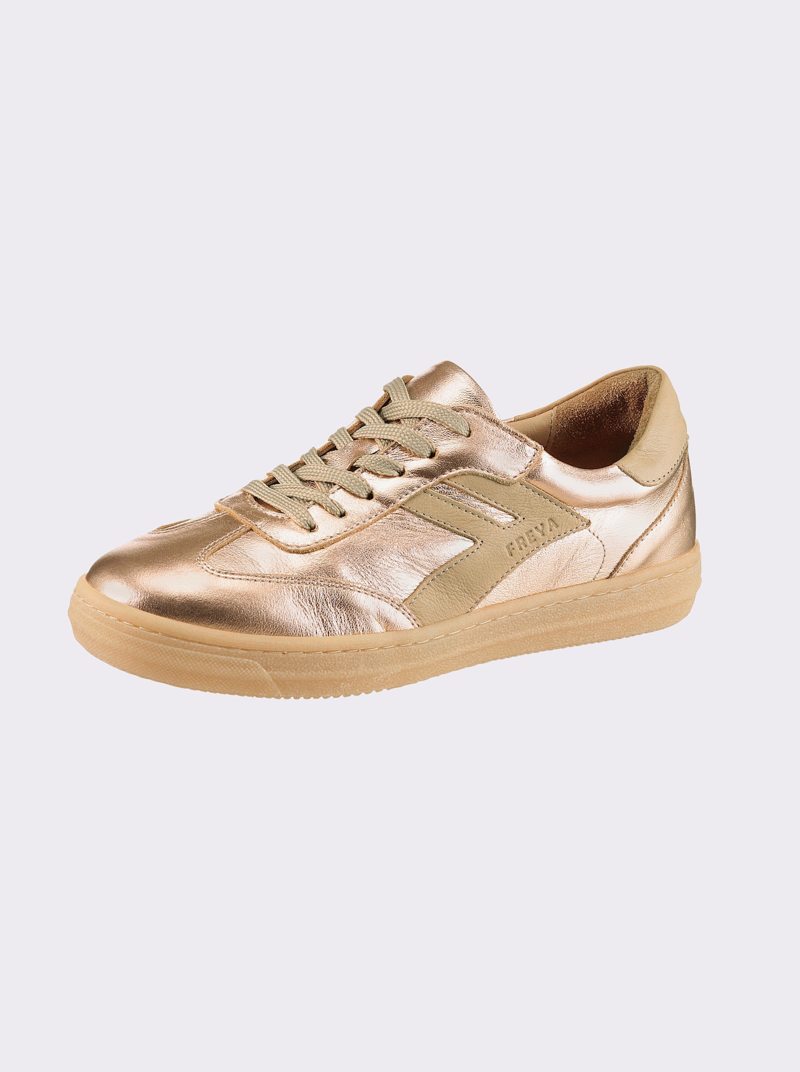Andrea Conti Sneaker - apricot metallic/camel