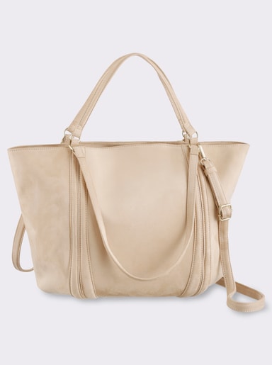 heine Handtasche in Trapezform - beige