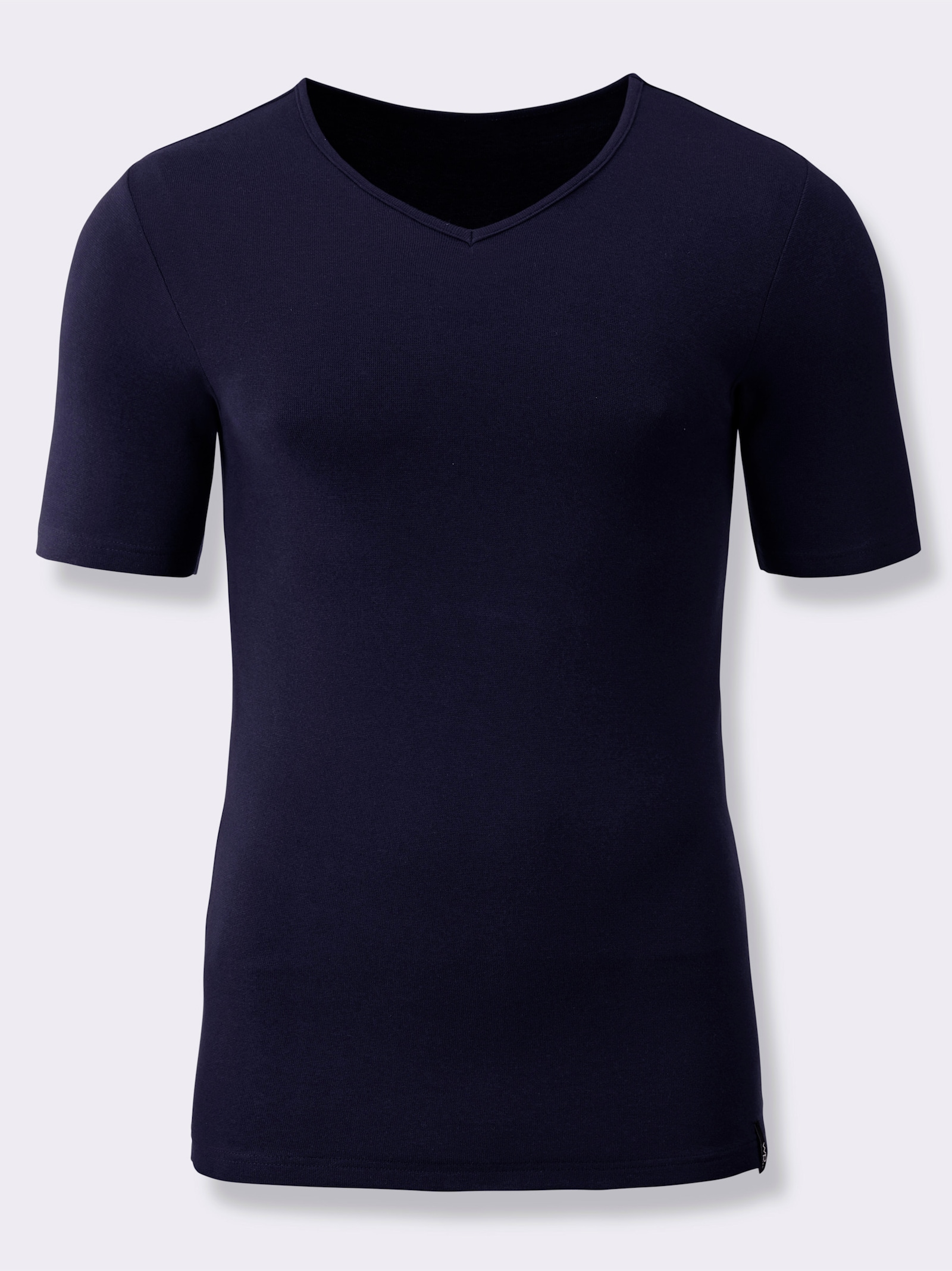 wäschepur men Shirt - marine + himmelblau