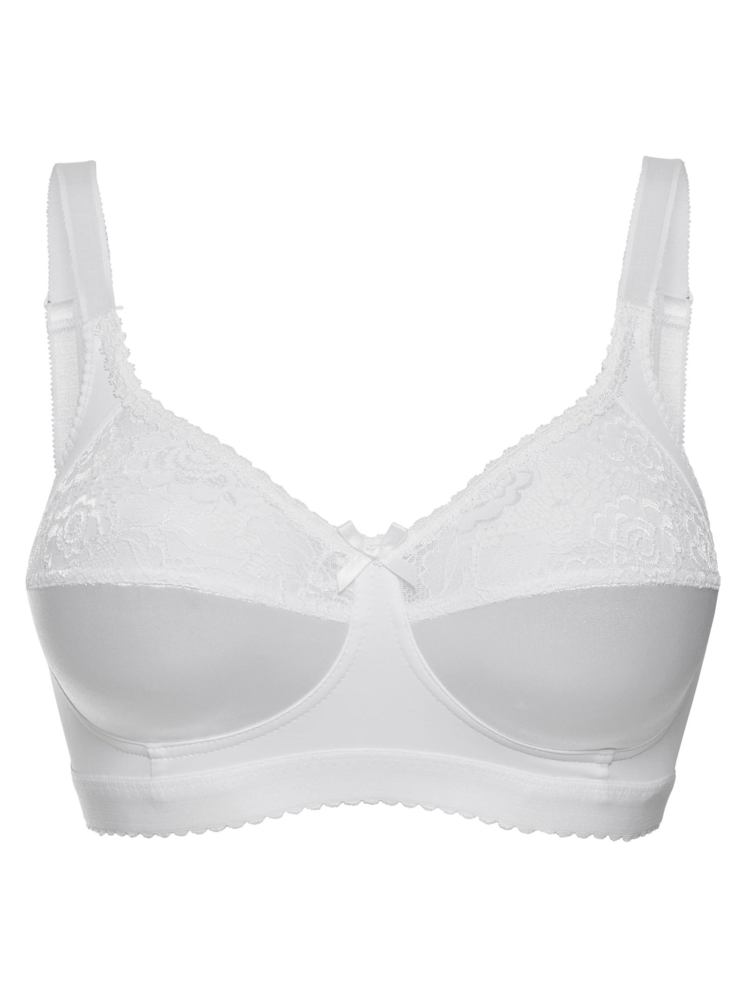 wäschepur BH ohne Bügel - weiß