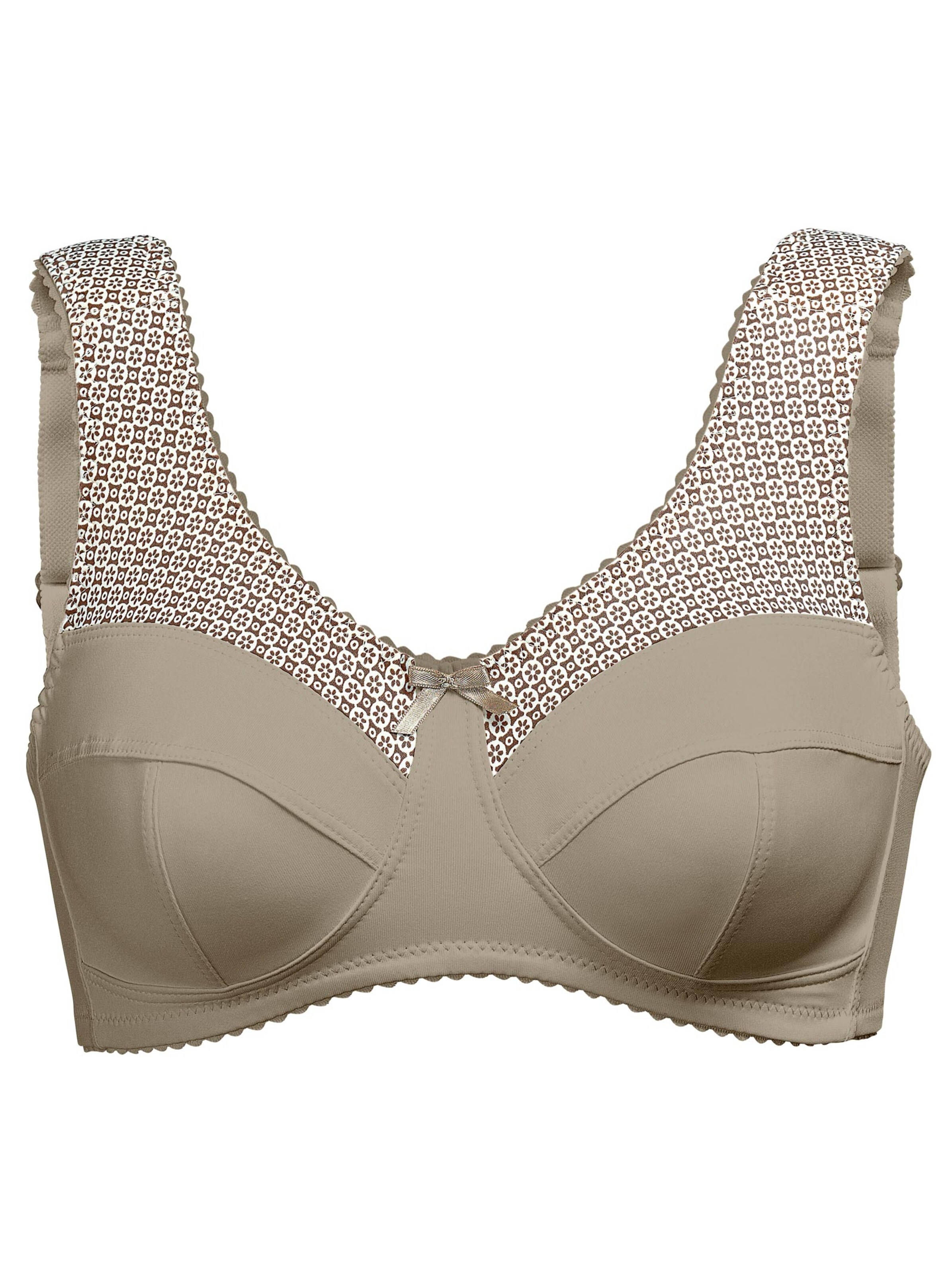 wäschepur BH ohne Bügel - taupe