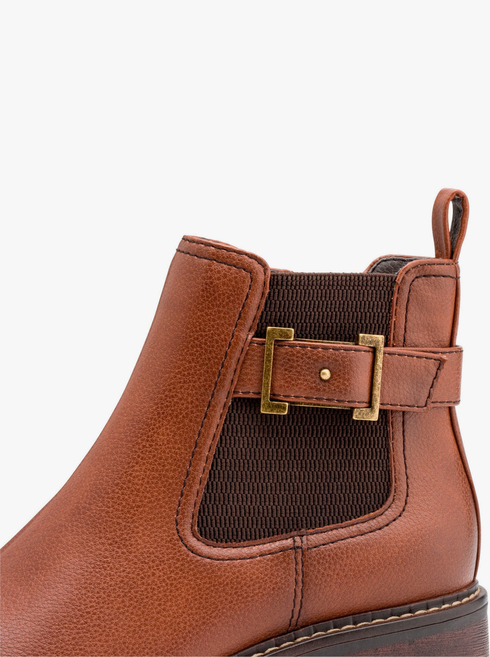 Jana Stövletter med dekorslejf - cognac