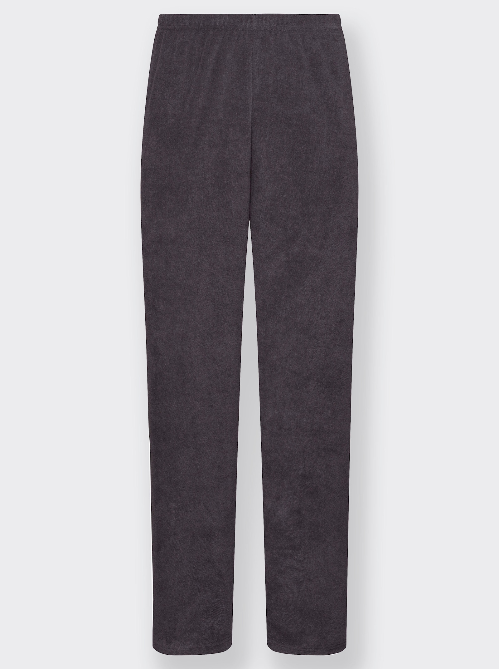 Normann Schlafanzug - grau-rot-gestreift