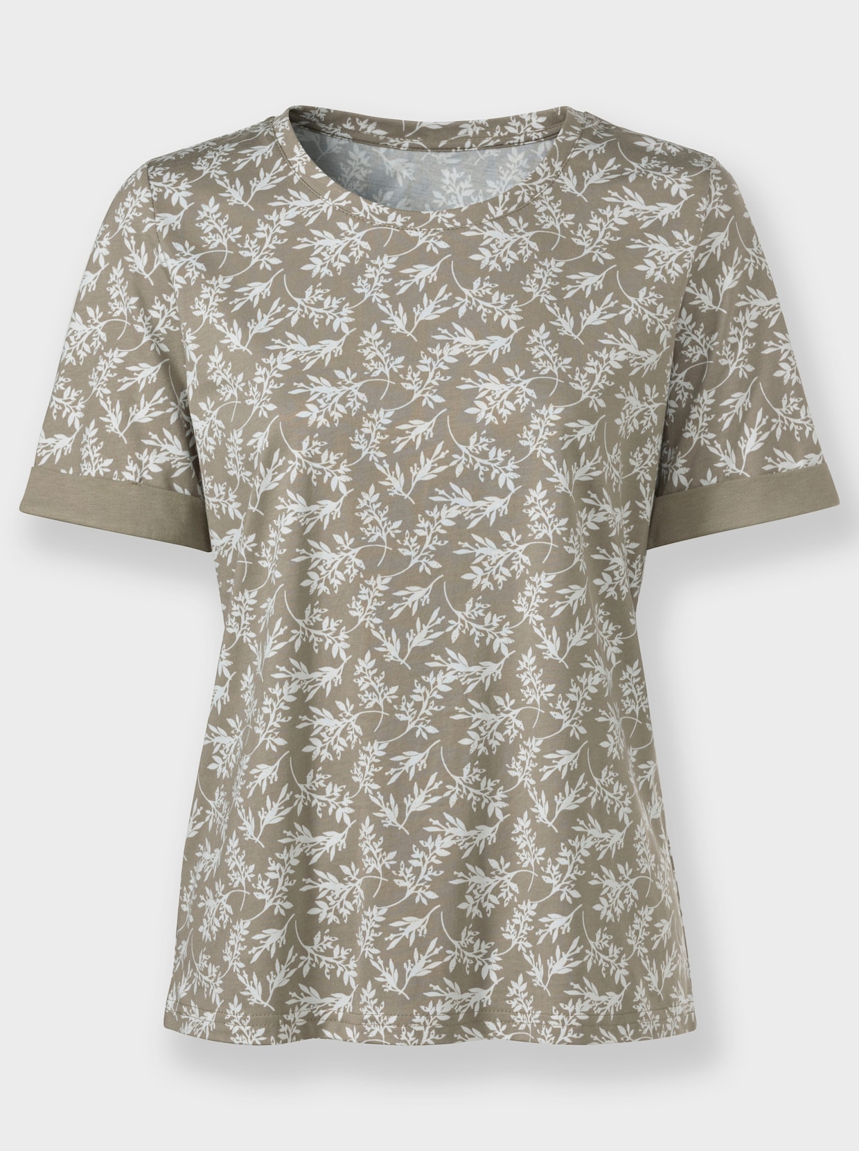 Print-Shirt - schlamm-bedruckt