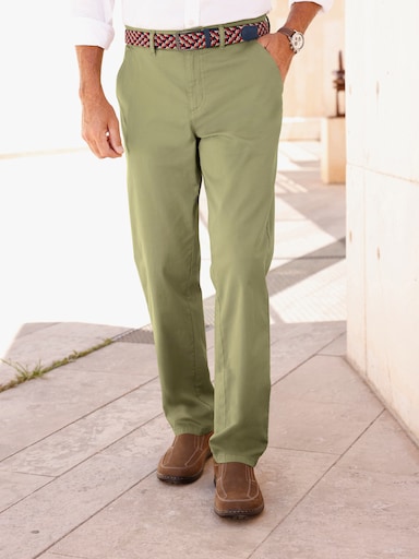 Marco Donati Hose in leichter Twill-Qualität - schilf