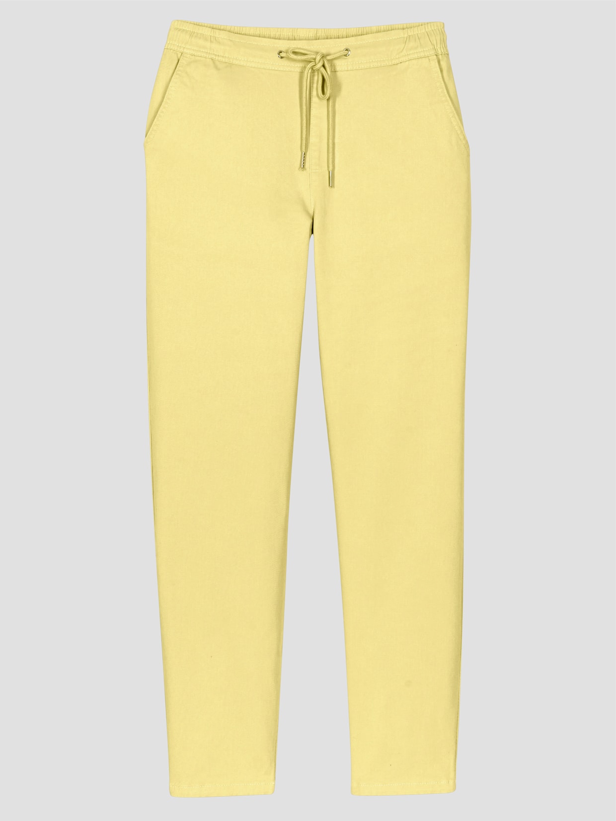Schlupfjeans - zitrone