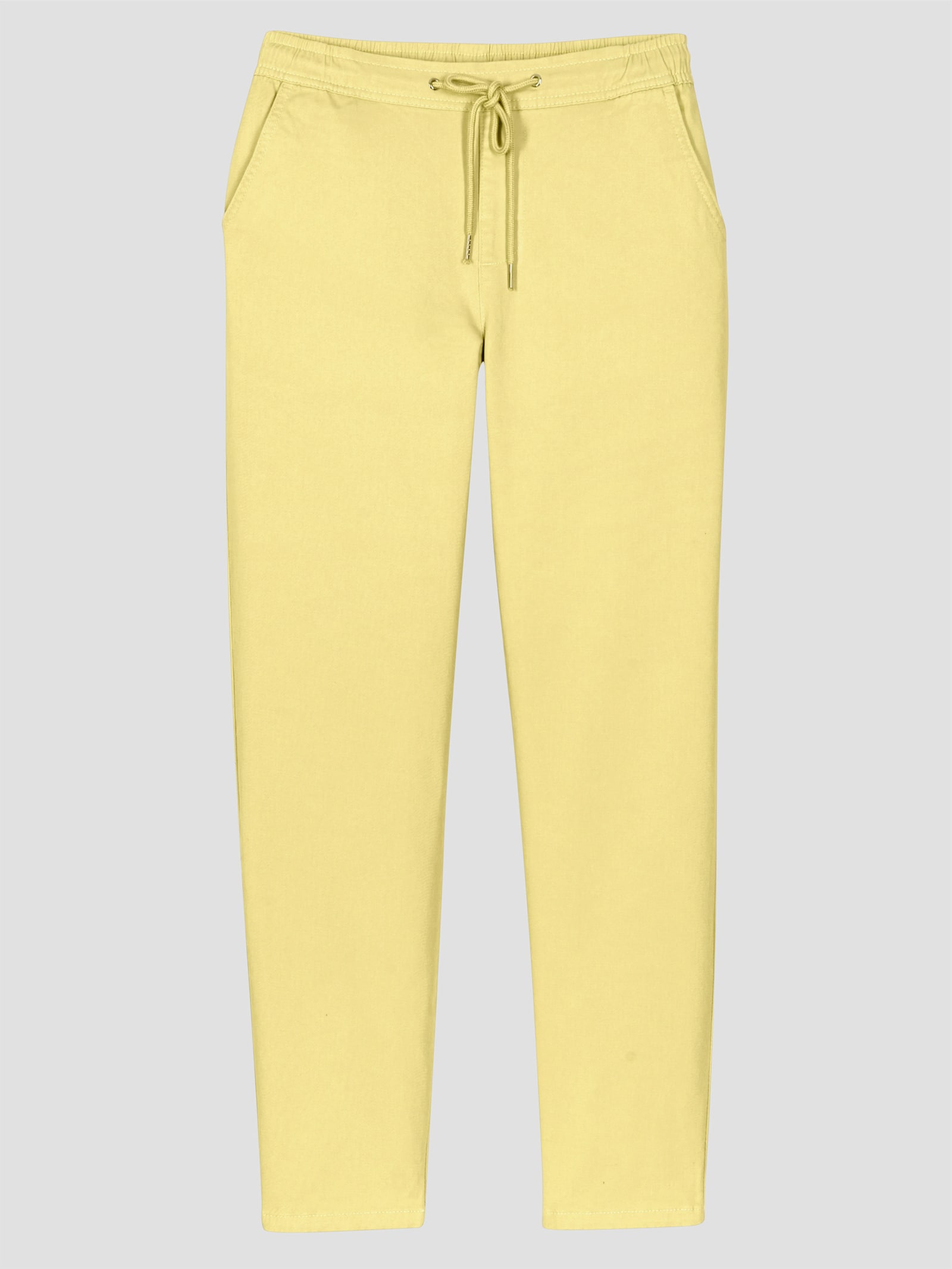 Schlupfjeans , weitenregulierbar - zitrone