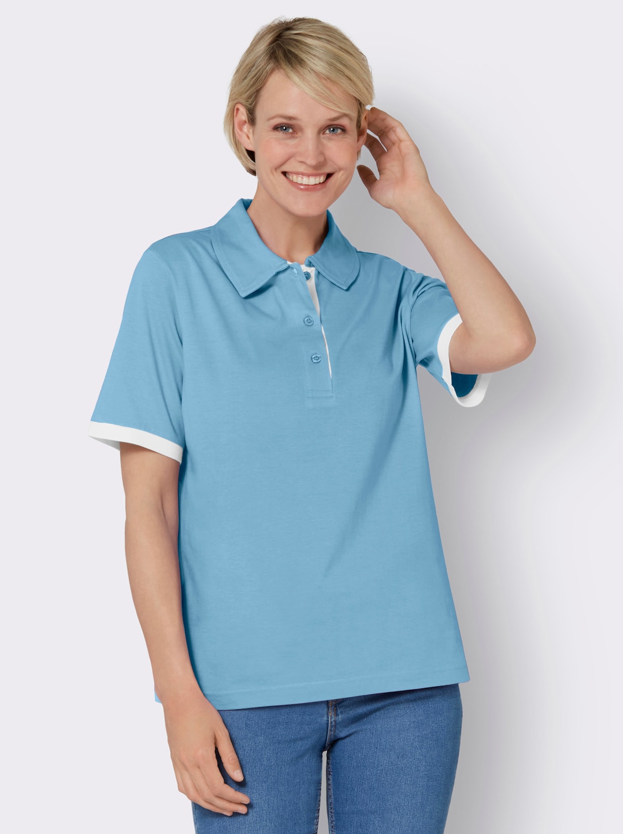 Poloshirt - aqua