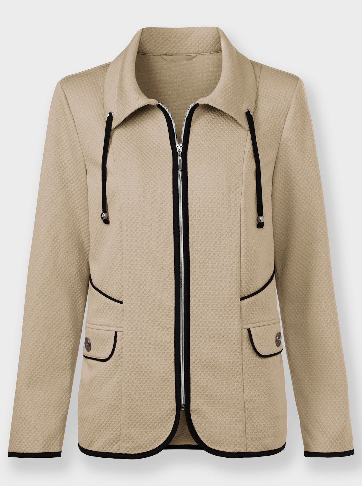 Jersey blazer - beige