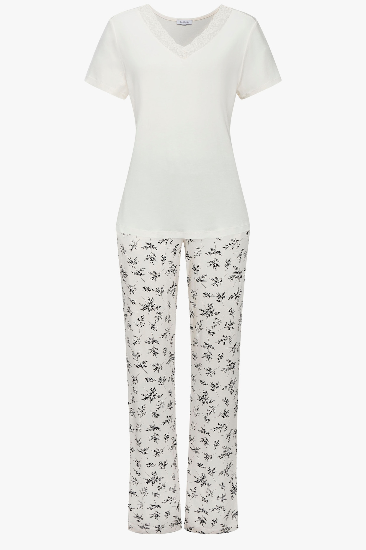 Vivance Dreams Pyjama - crème gebloemd