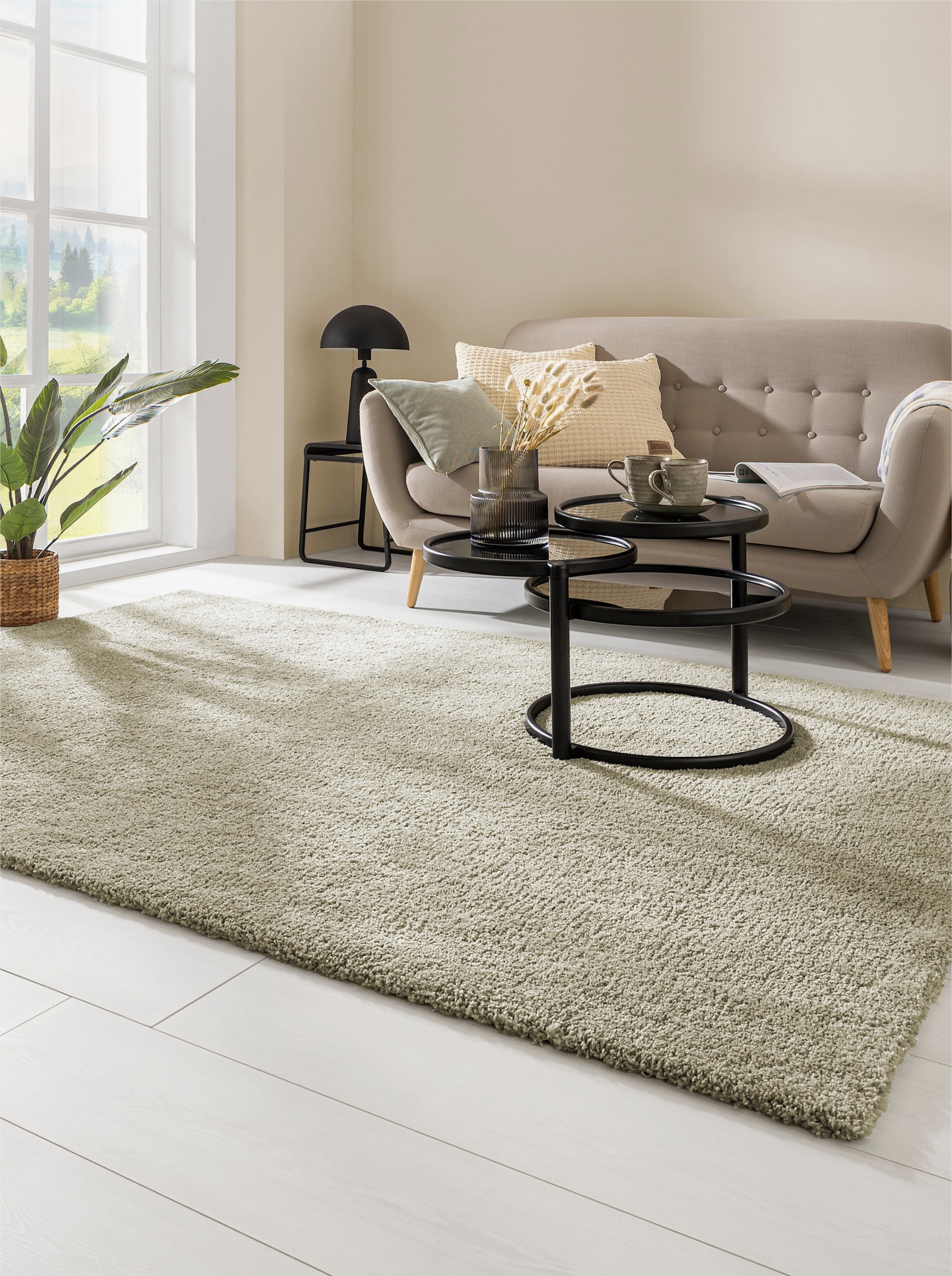 heine Teppich - salbei