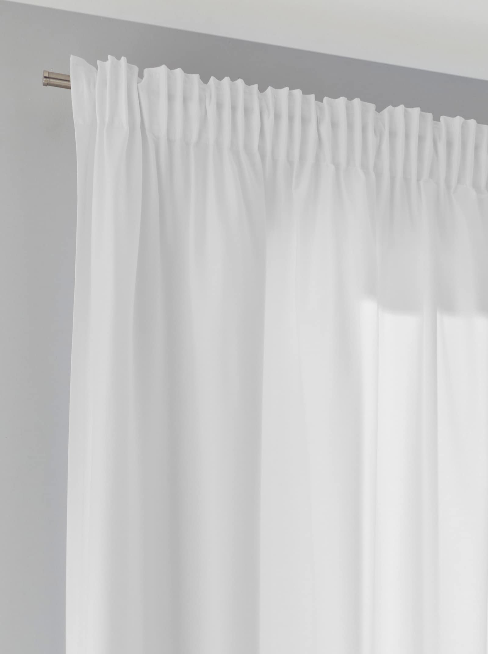 heine home Dekoschal in Microfaser-Qualität - weiß