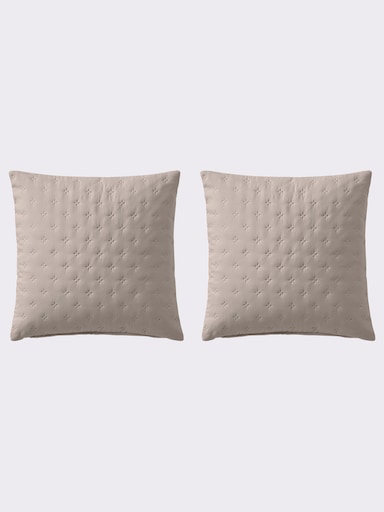 heine home Kissenhülle - taupe