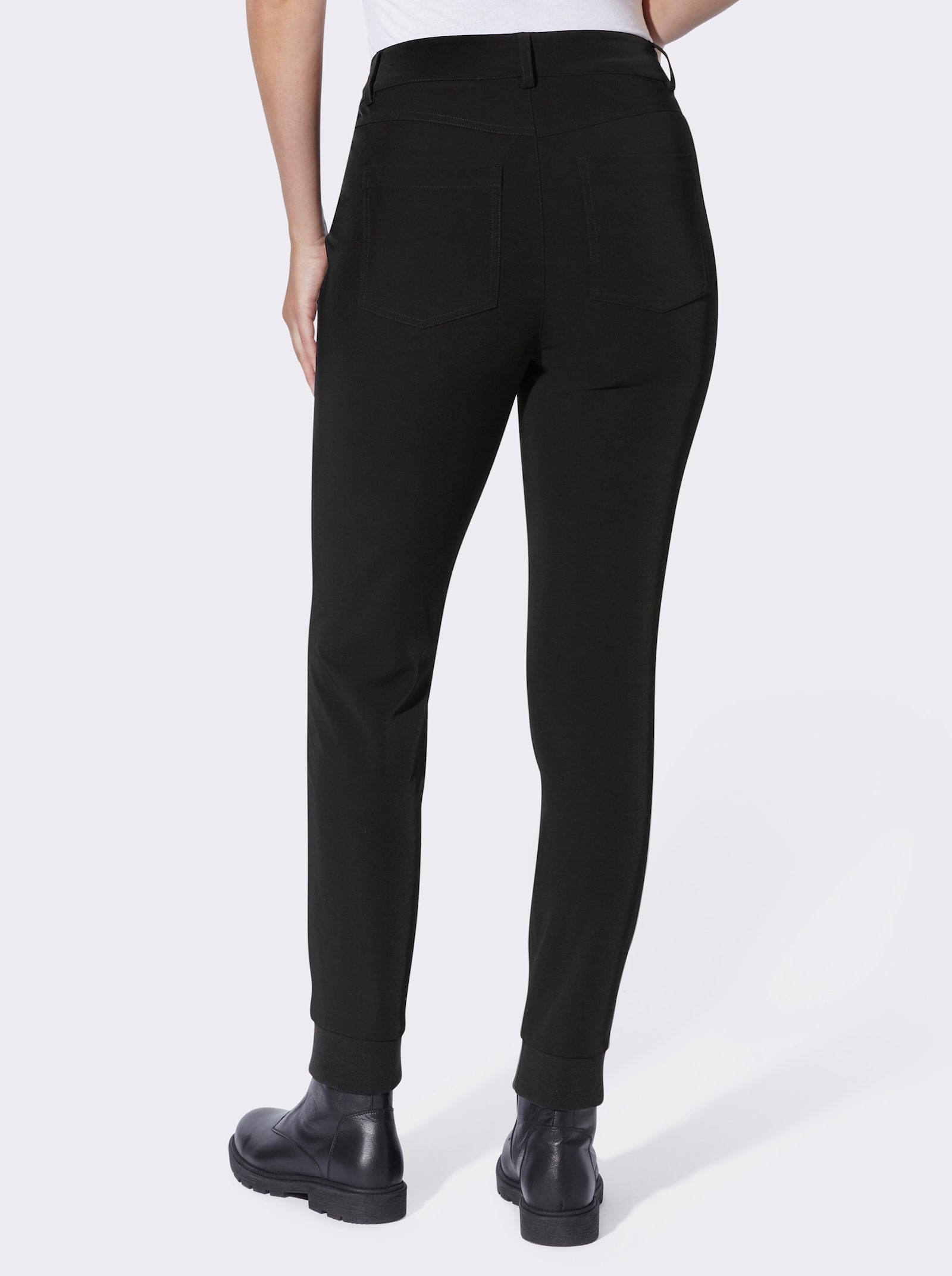 heine Hose mit Biesen - schwarz