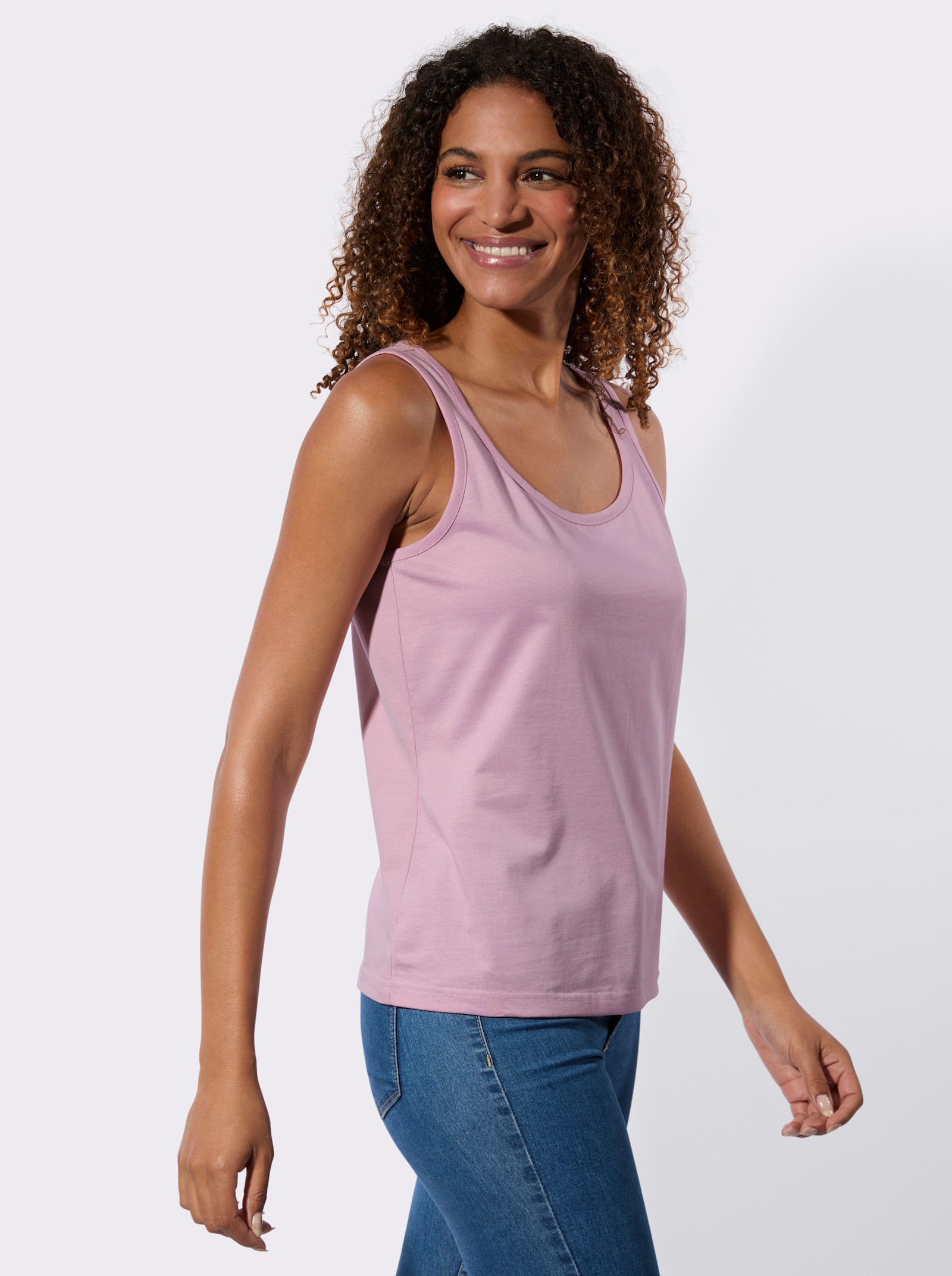 Linnen i 2-pack - ljusrosa + ecru