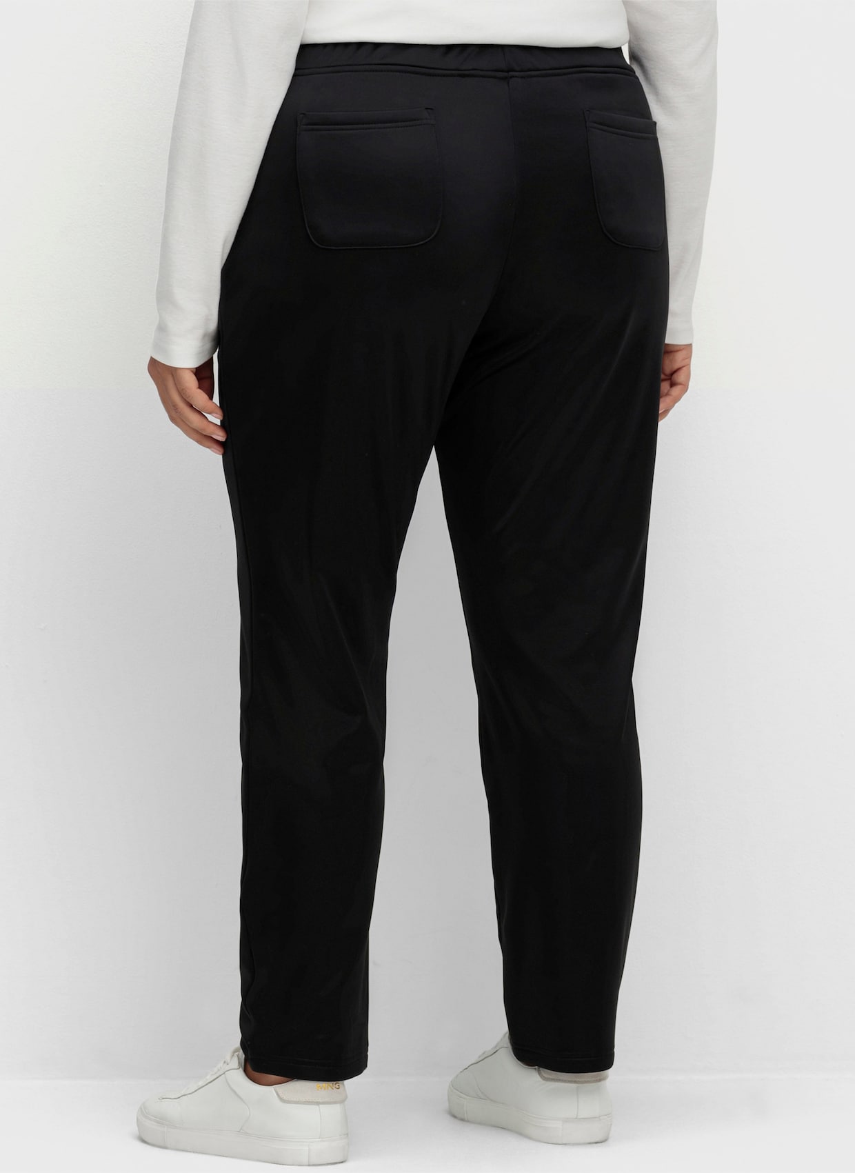 Schlupfhose mit wärmender Fleece-Innenseite - schwarz