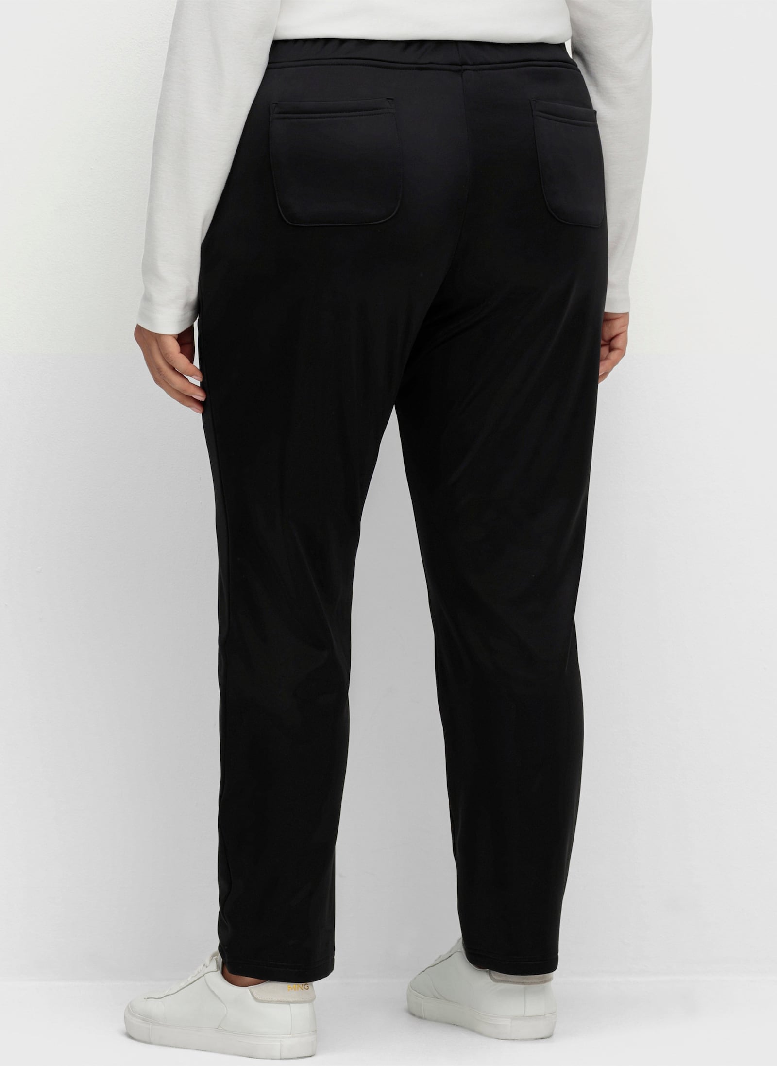 Schlupfhose mit wärmender Fleece-Innenseite - schwarz