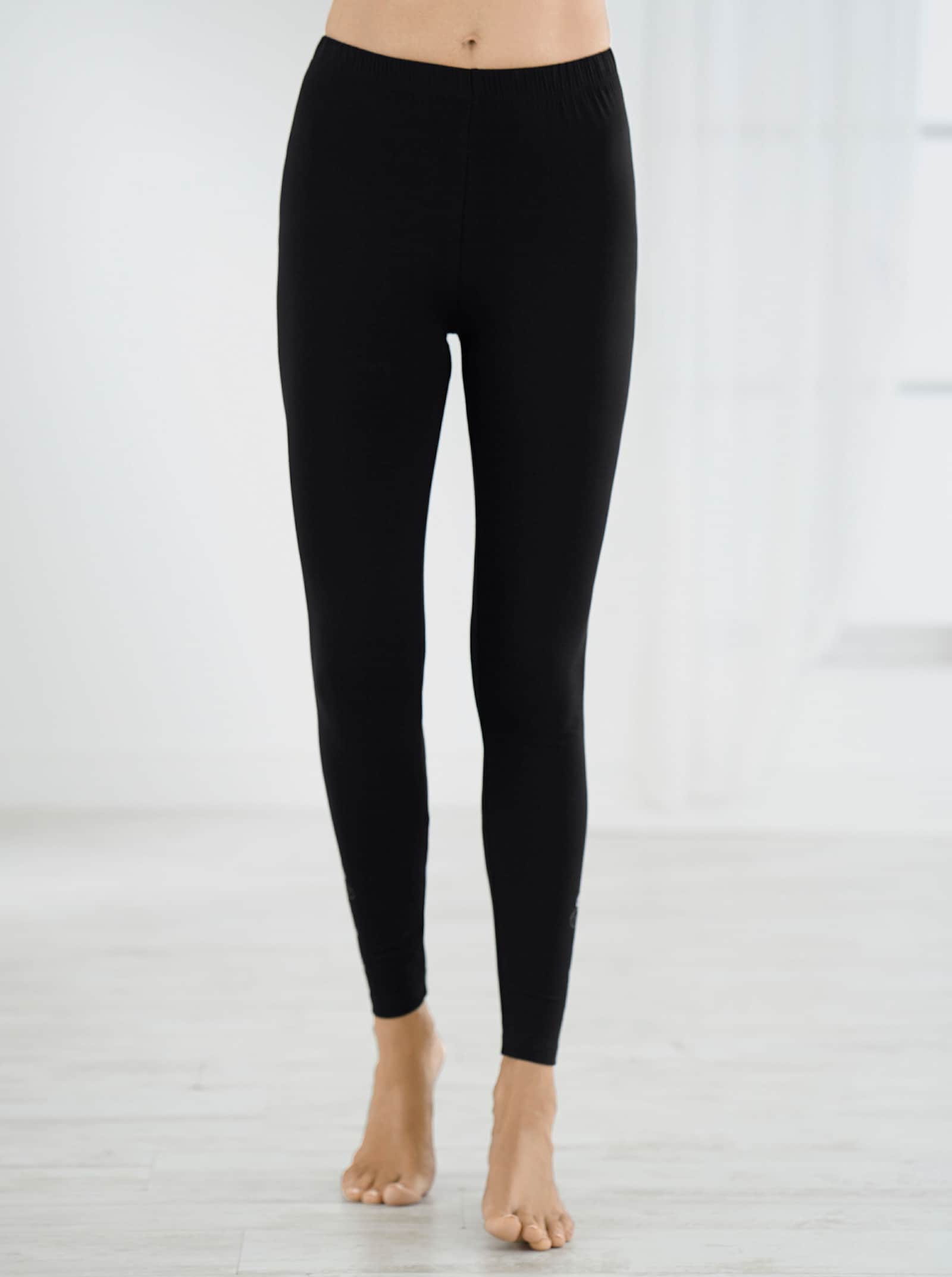 feel good Leggings - schwarz + marine