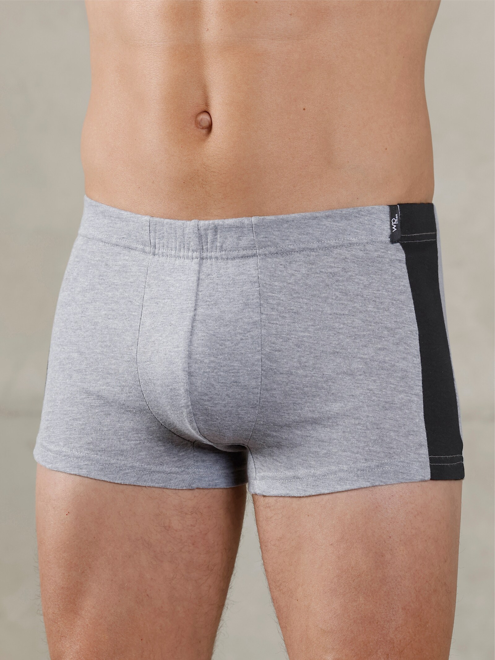 wäschepur men Pants - schwarz + marine + grau-meliert + dunkelrot