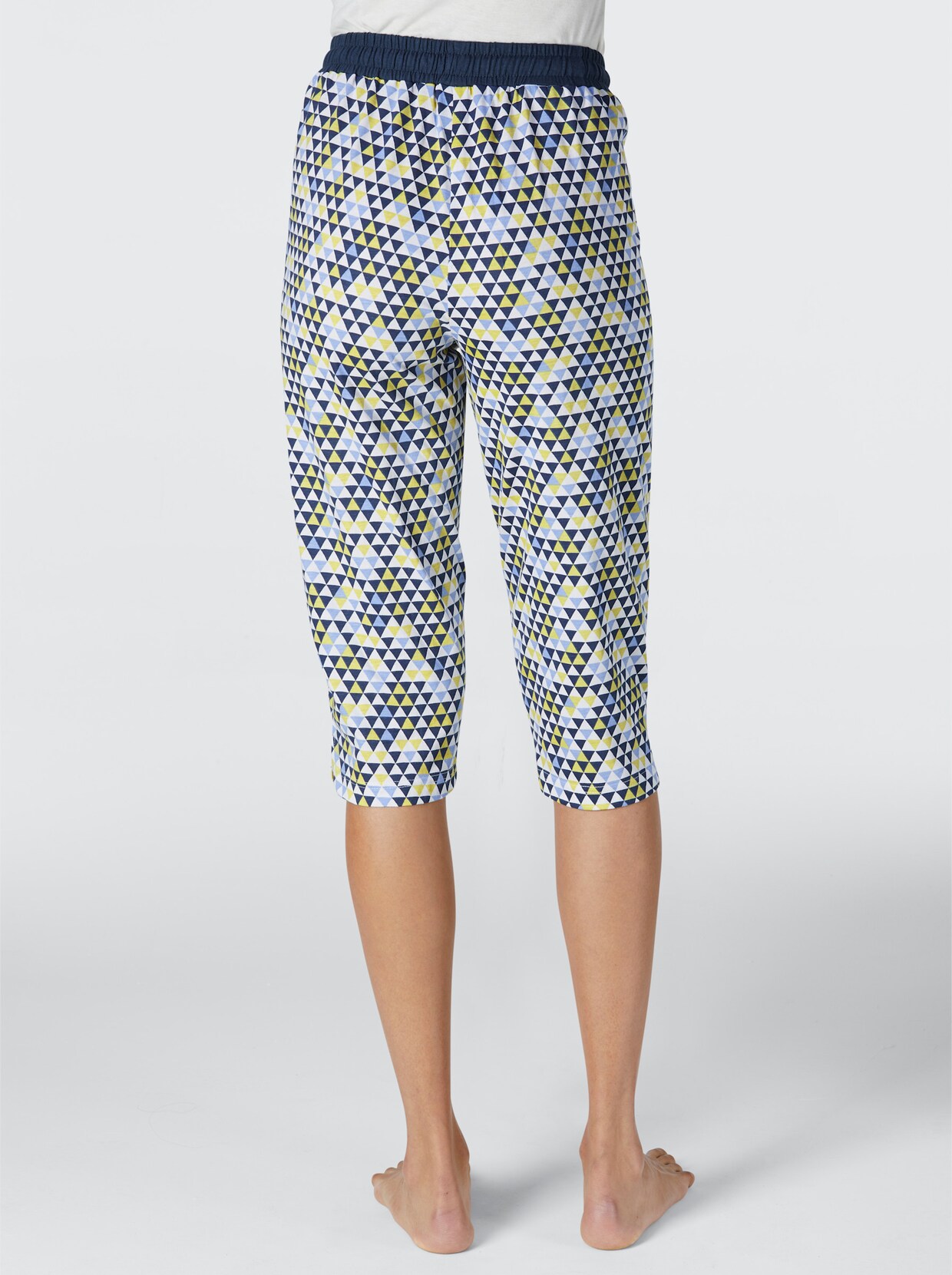 wäschepur Capri-legging - geel geprint