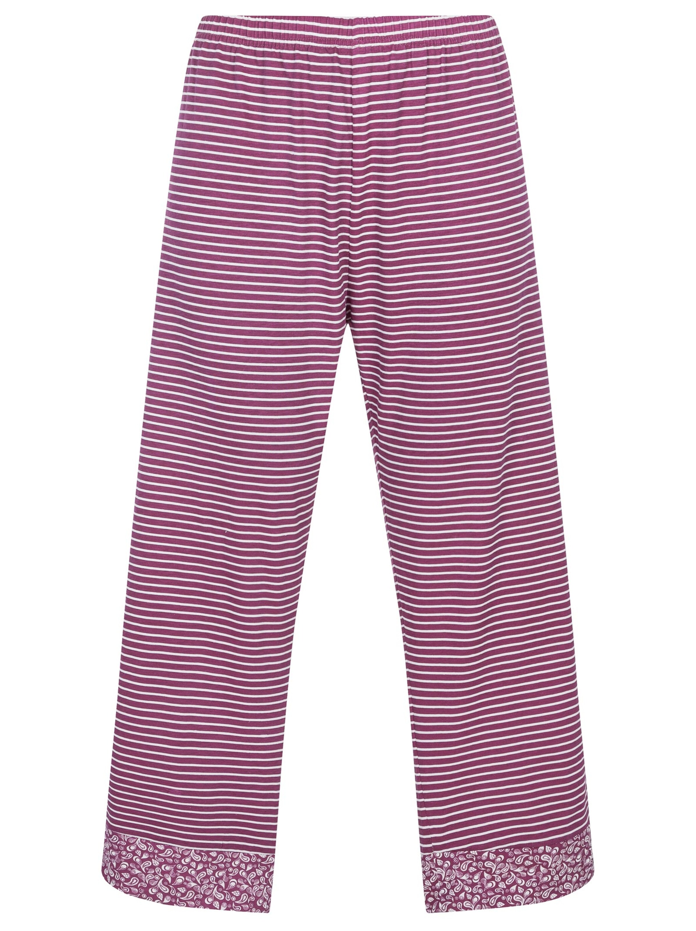 Marie Francoise Schlafanzug - fuchsia-gemustert