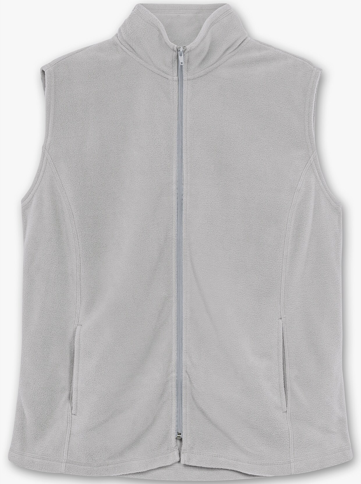 Fleeceweste mit Antipilling-Ausrüstung - grau