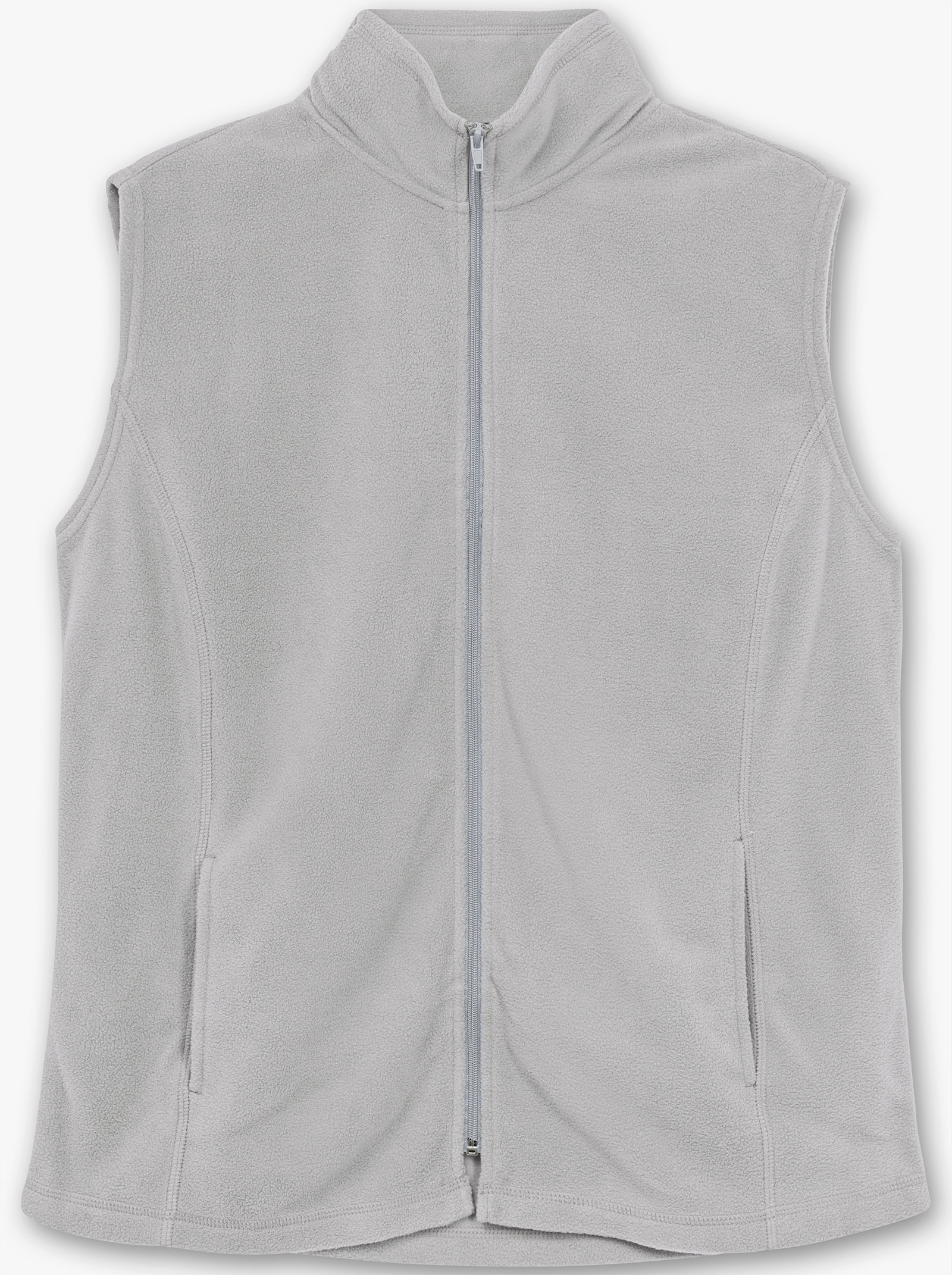 Fleeceweste mit Antipilling-Ausrüstung - grau