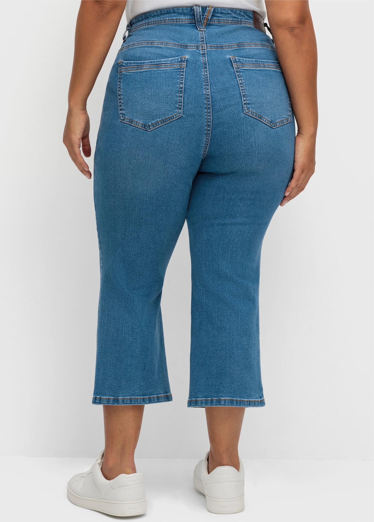 sheego 7/8-Jeans - blue denim