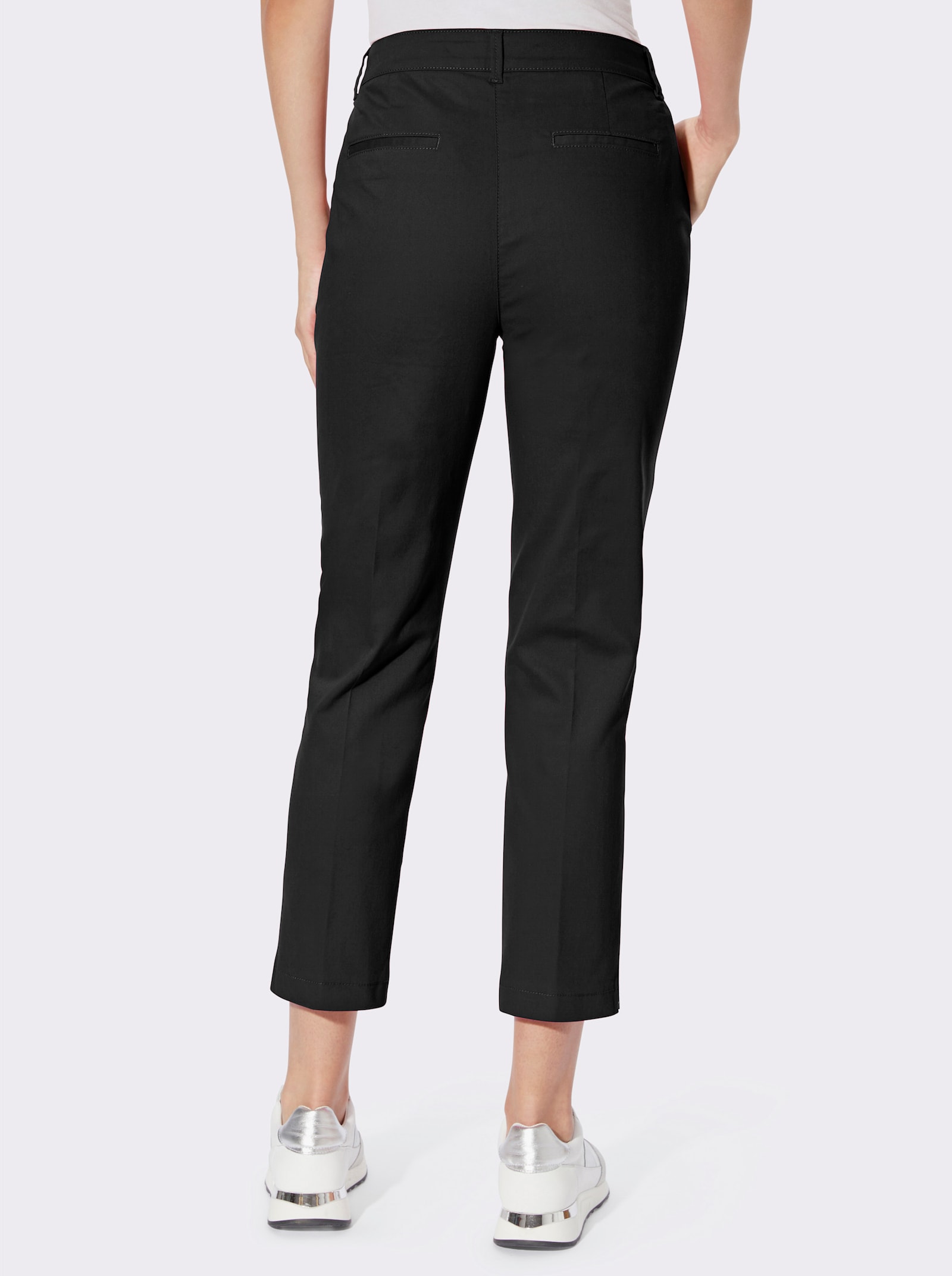 heine Pantalon 7/8 avec passants - noir