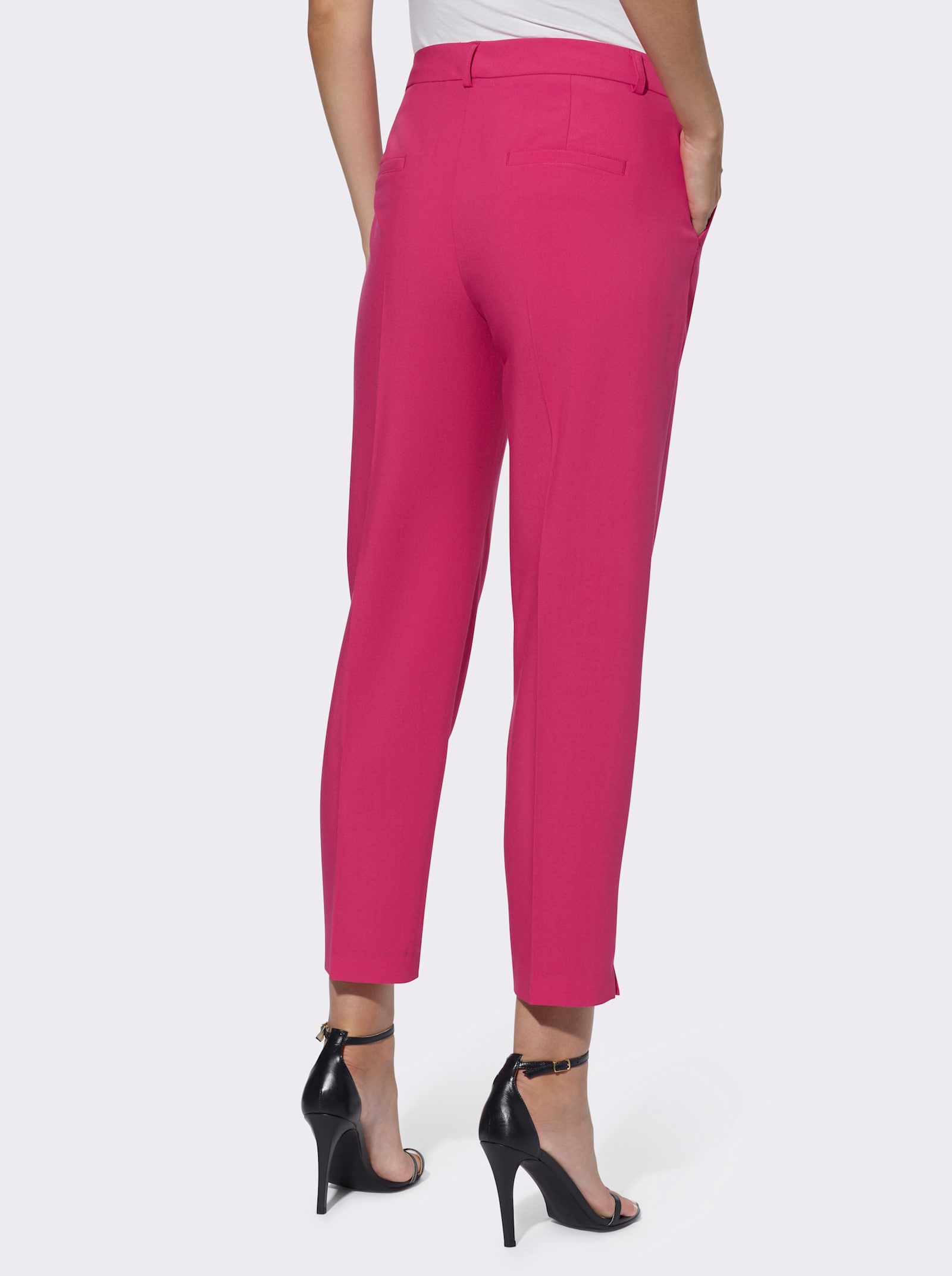 heine 7/8-broek met korte voetsplitten - pink