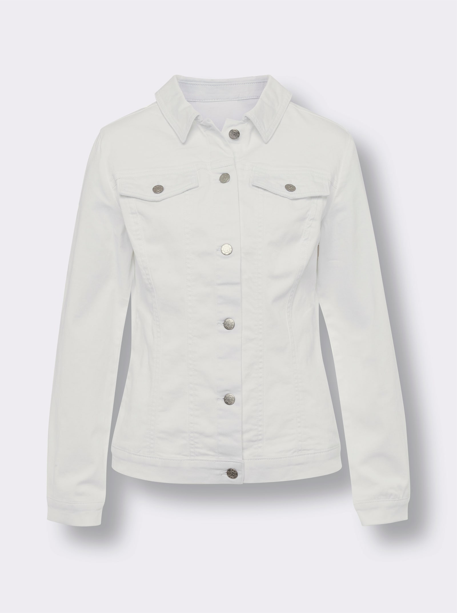 heine Jack met overhemdkraag - ecru