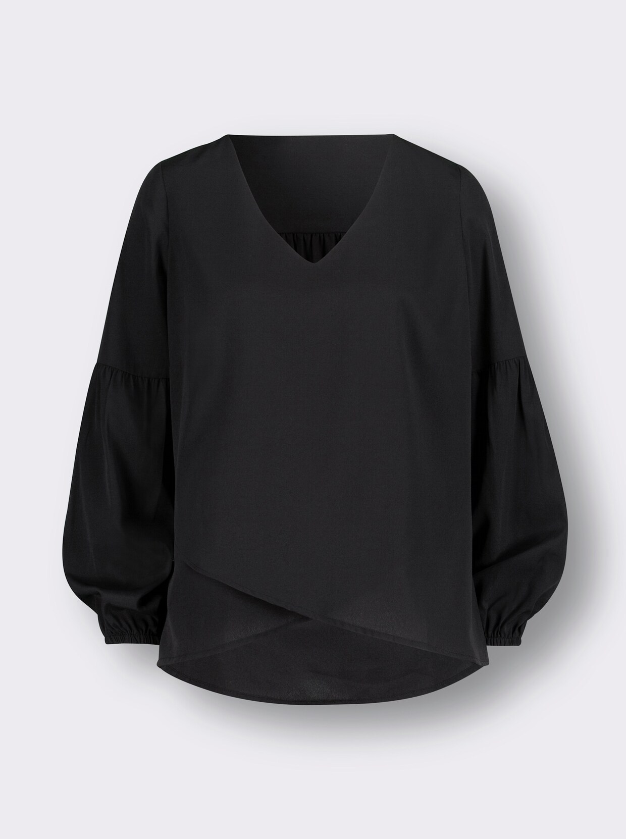 Comfortabele blouse - zwart