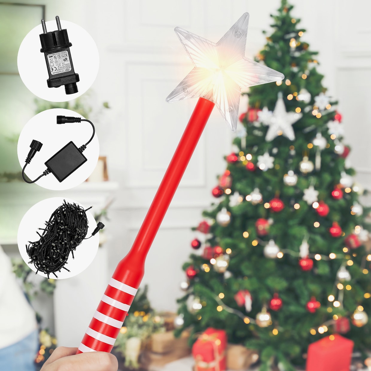 BONETTI LED-Lichterkette - rot