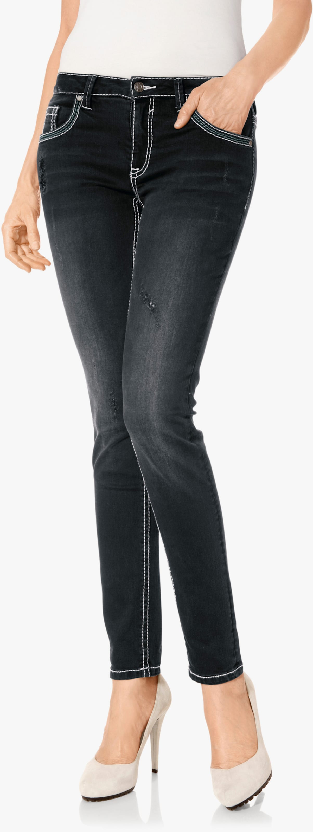 heine Jeans - black denim
