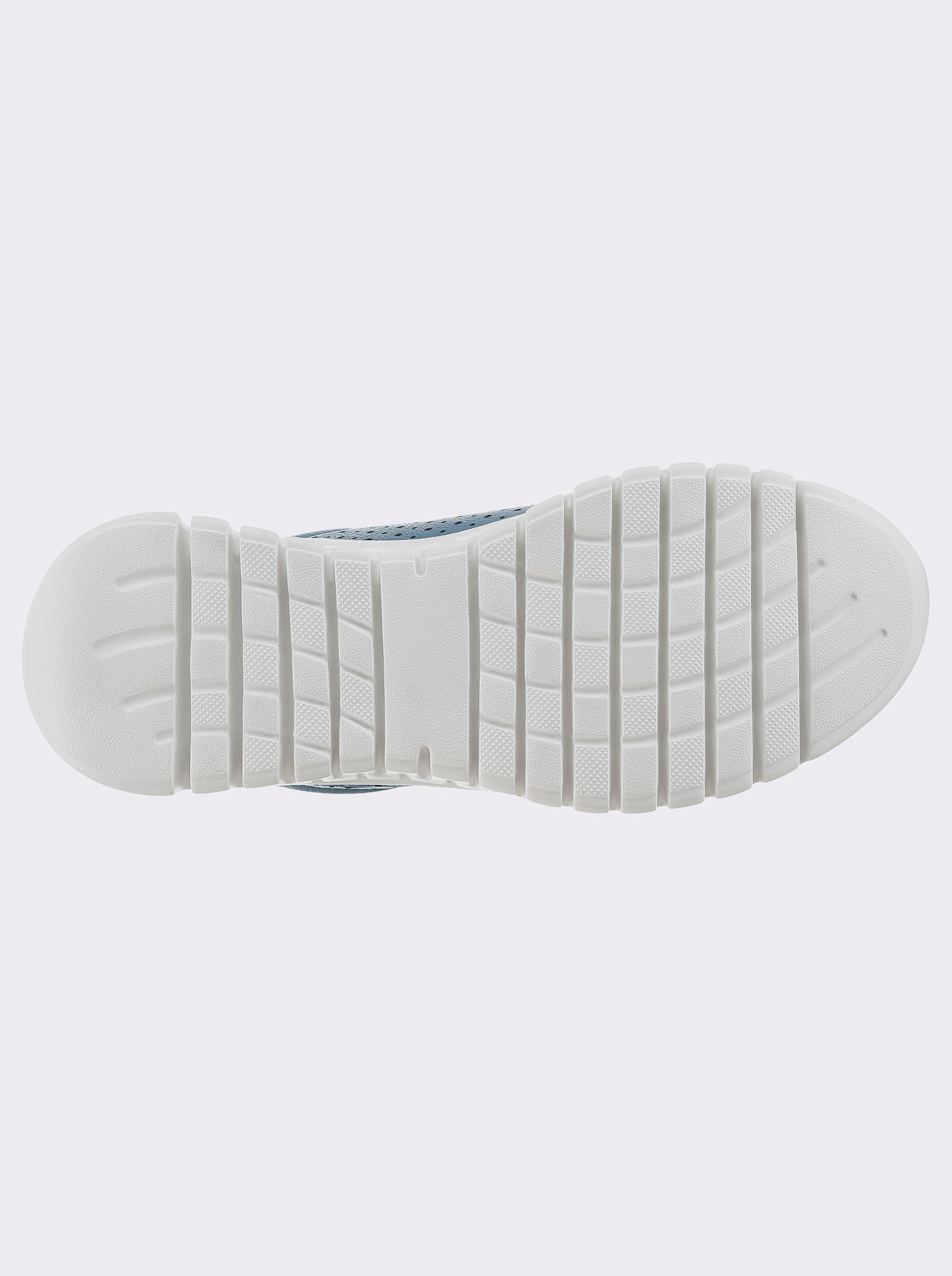 Naturläufer Sneaker mit Zipper - hellblau