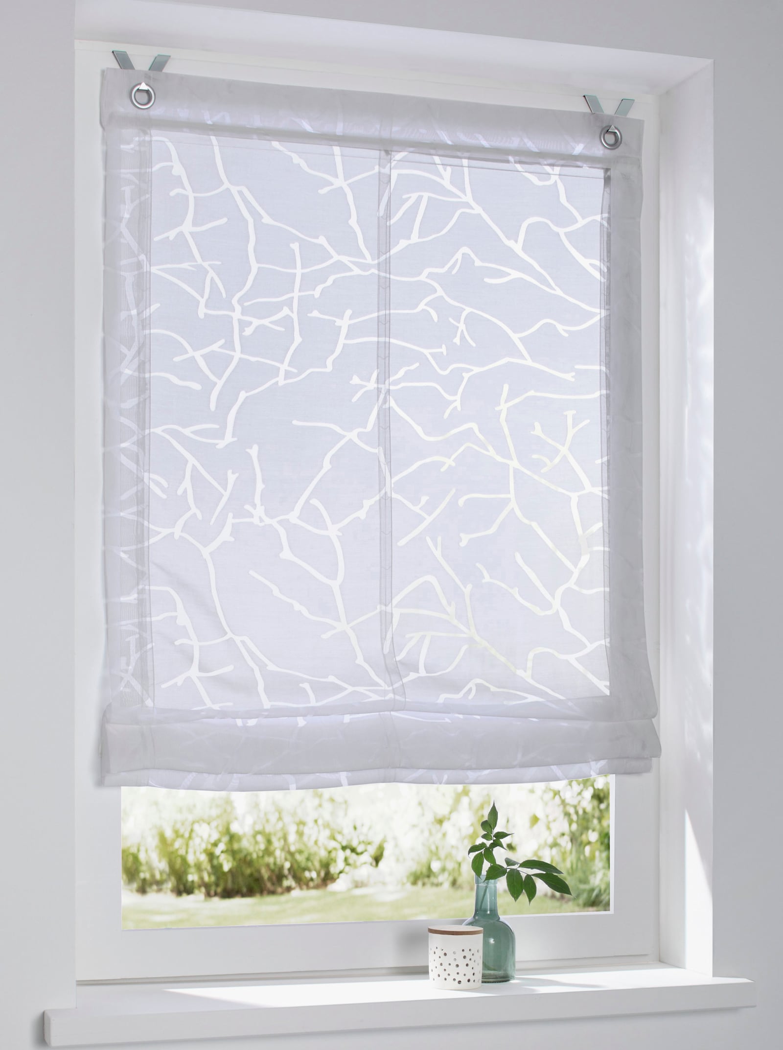 heine home Raffrollo - weiß