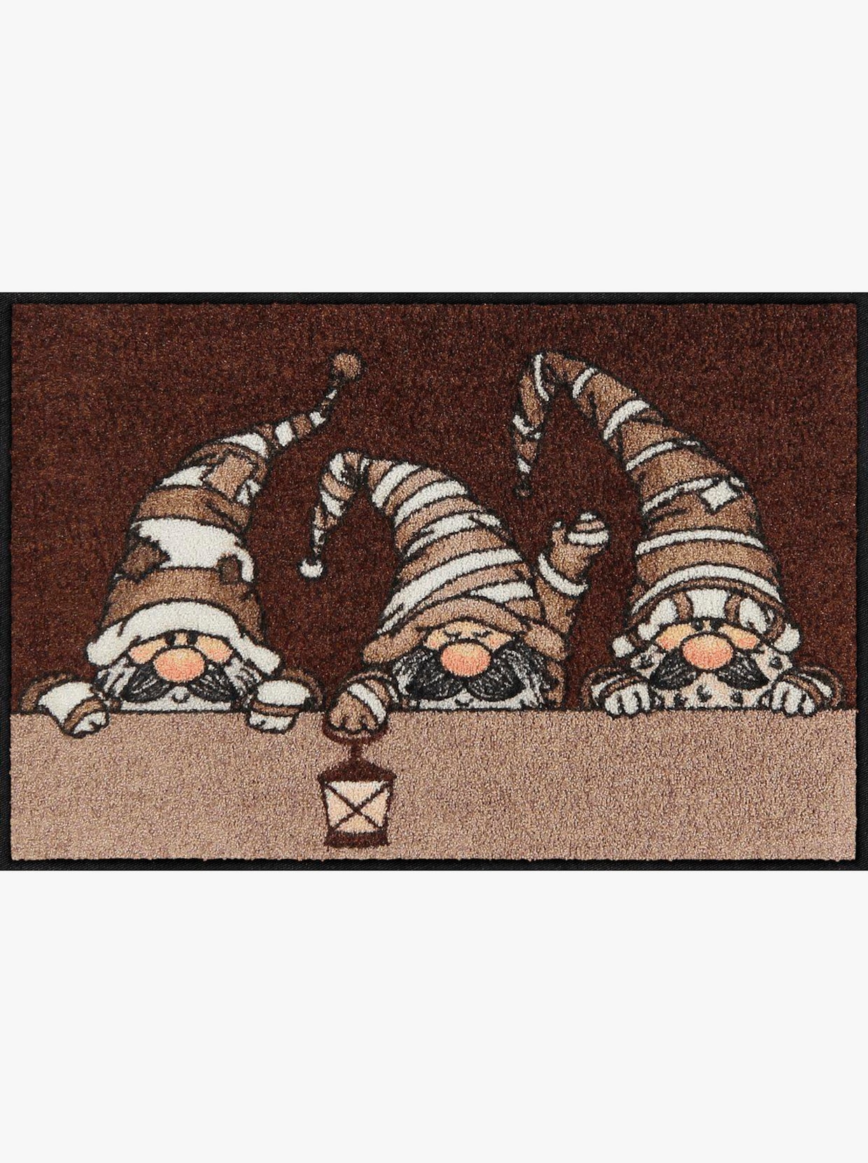 Salonloewe Fußmatte - braun-taupe