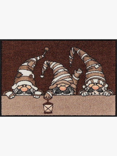 Salonloewe Fußmatte - braun-taupe