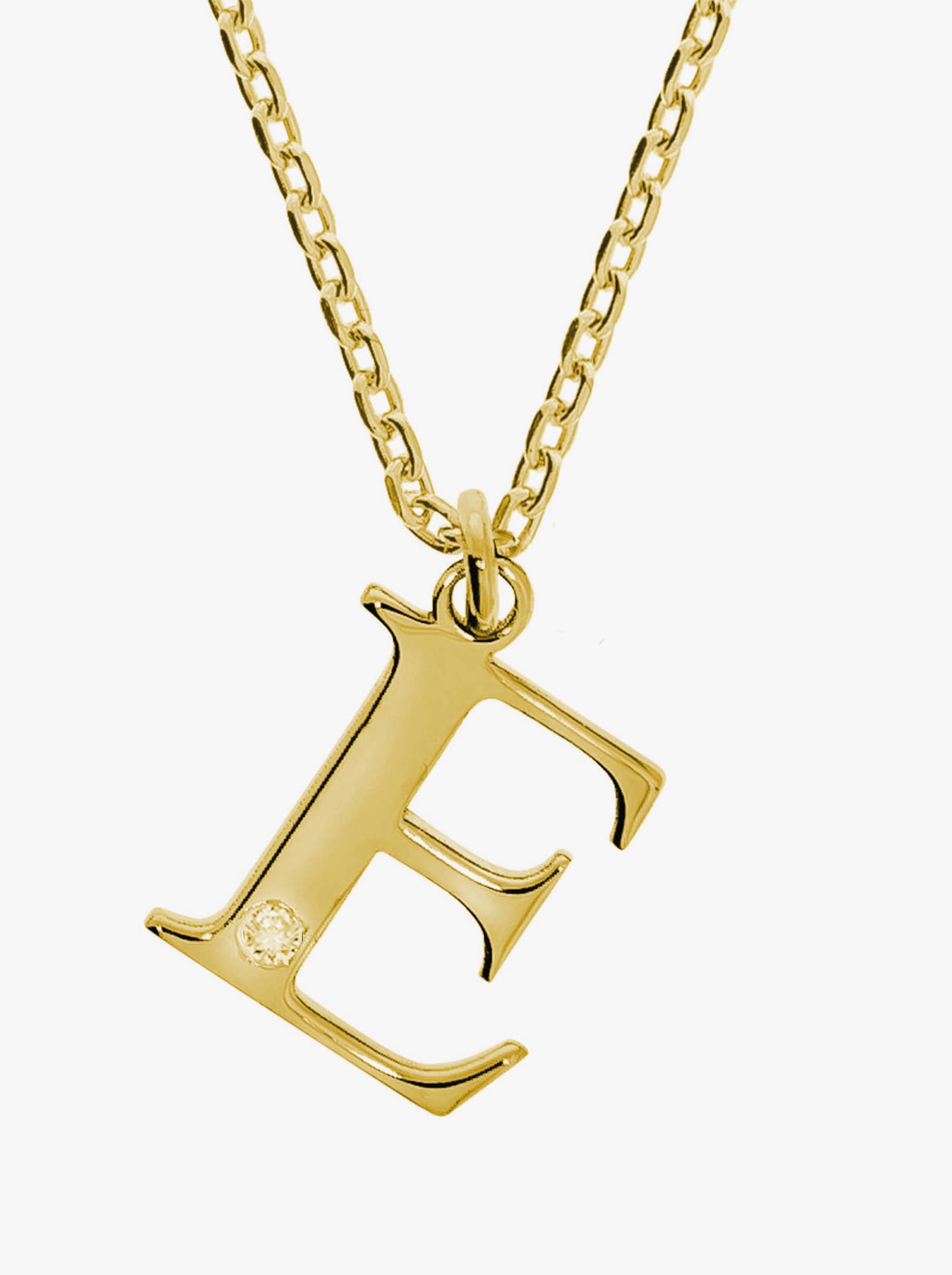 Anhänger mit Kette - Silber vergoldet 925