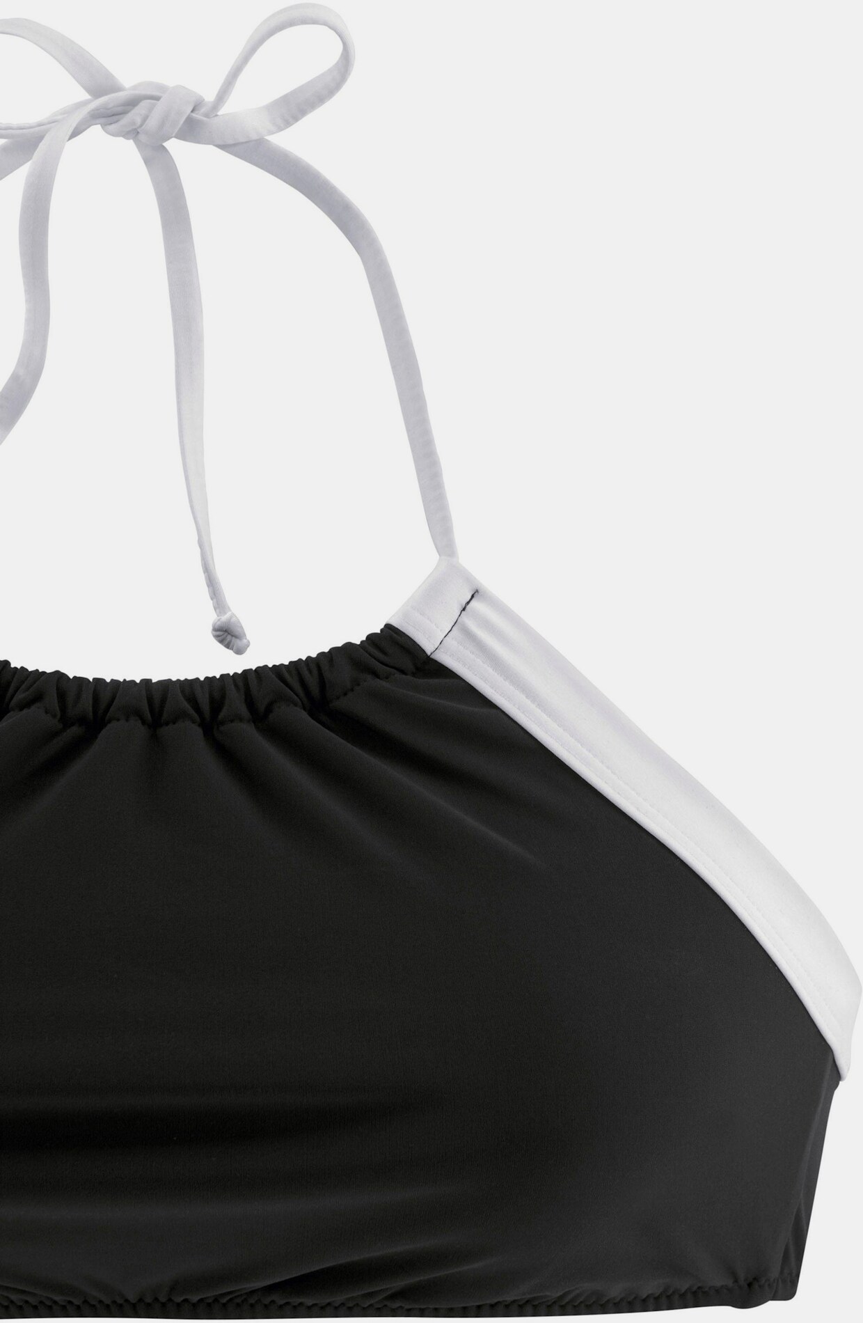 LASCANA Bustier-Bikini - schwarz-weiß