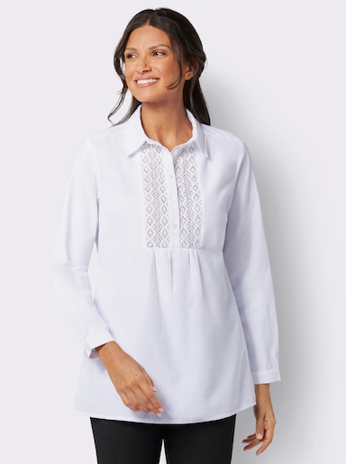 Comfortabele blouse - wit