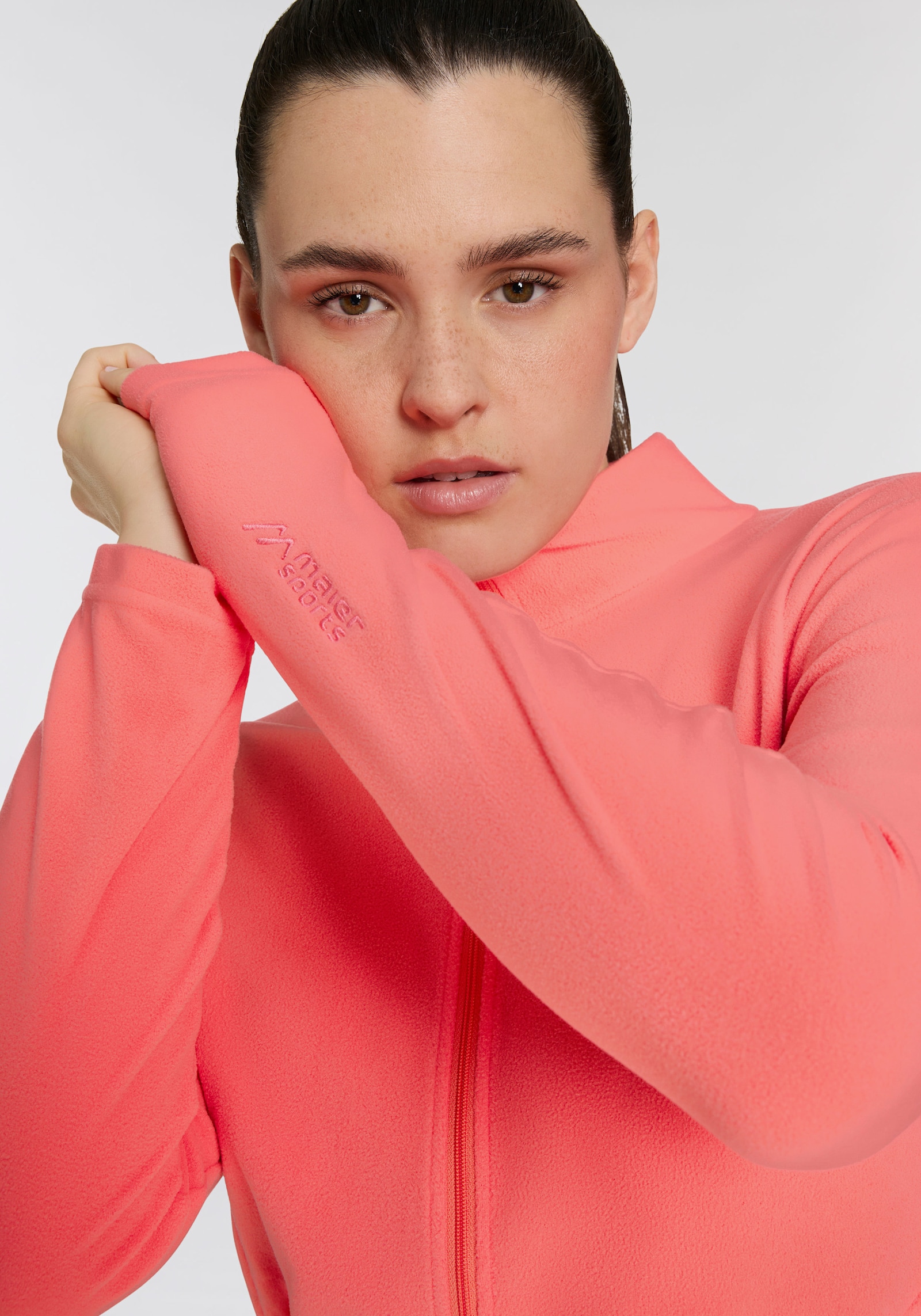 Maier Sports Fleecejacke - pink