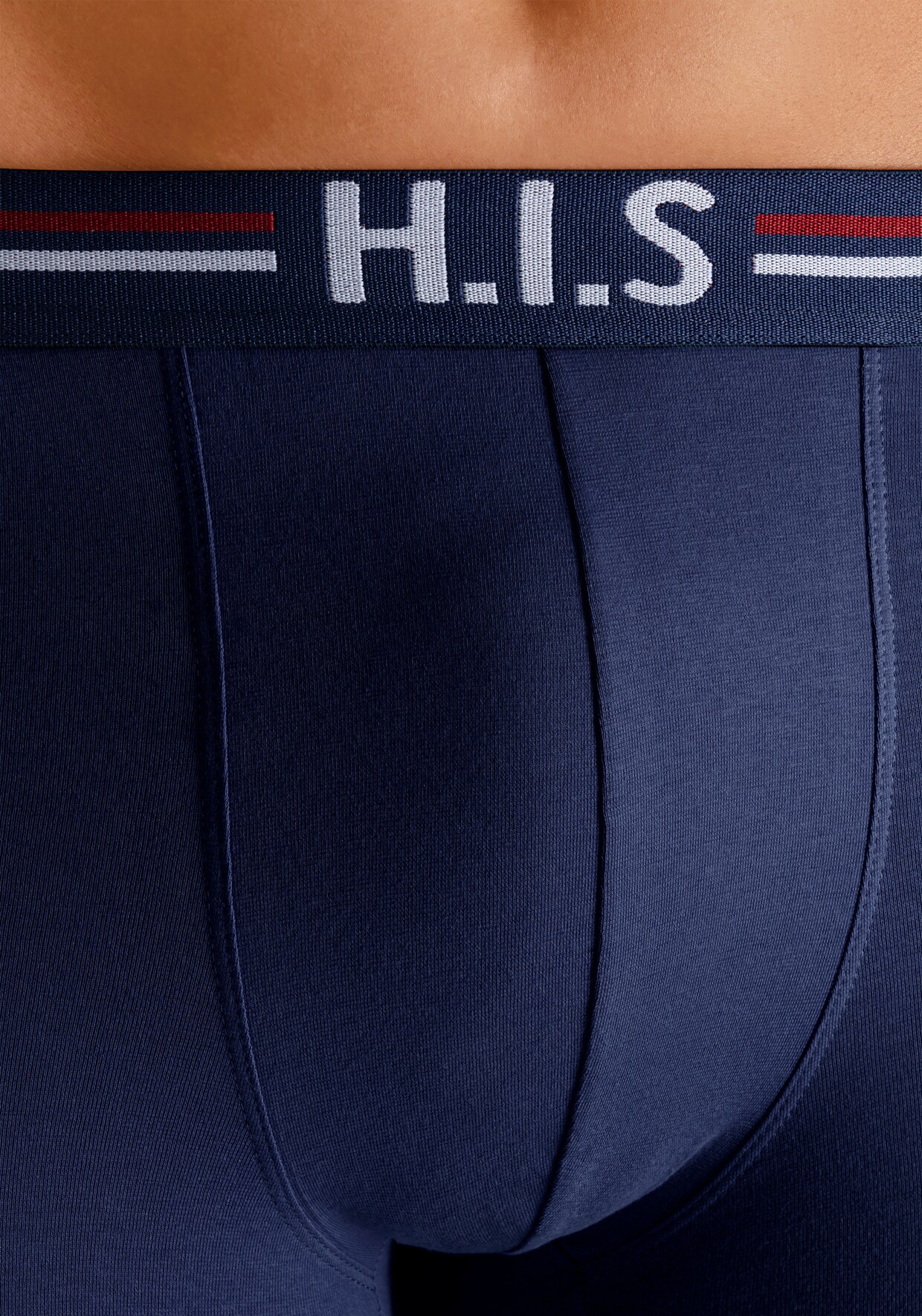 H.I.S Boxer - navy, blauw, lichtblauw, zwart, wit